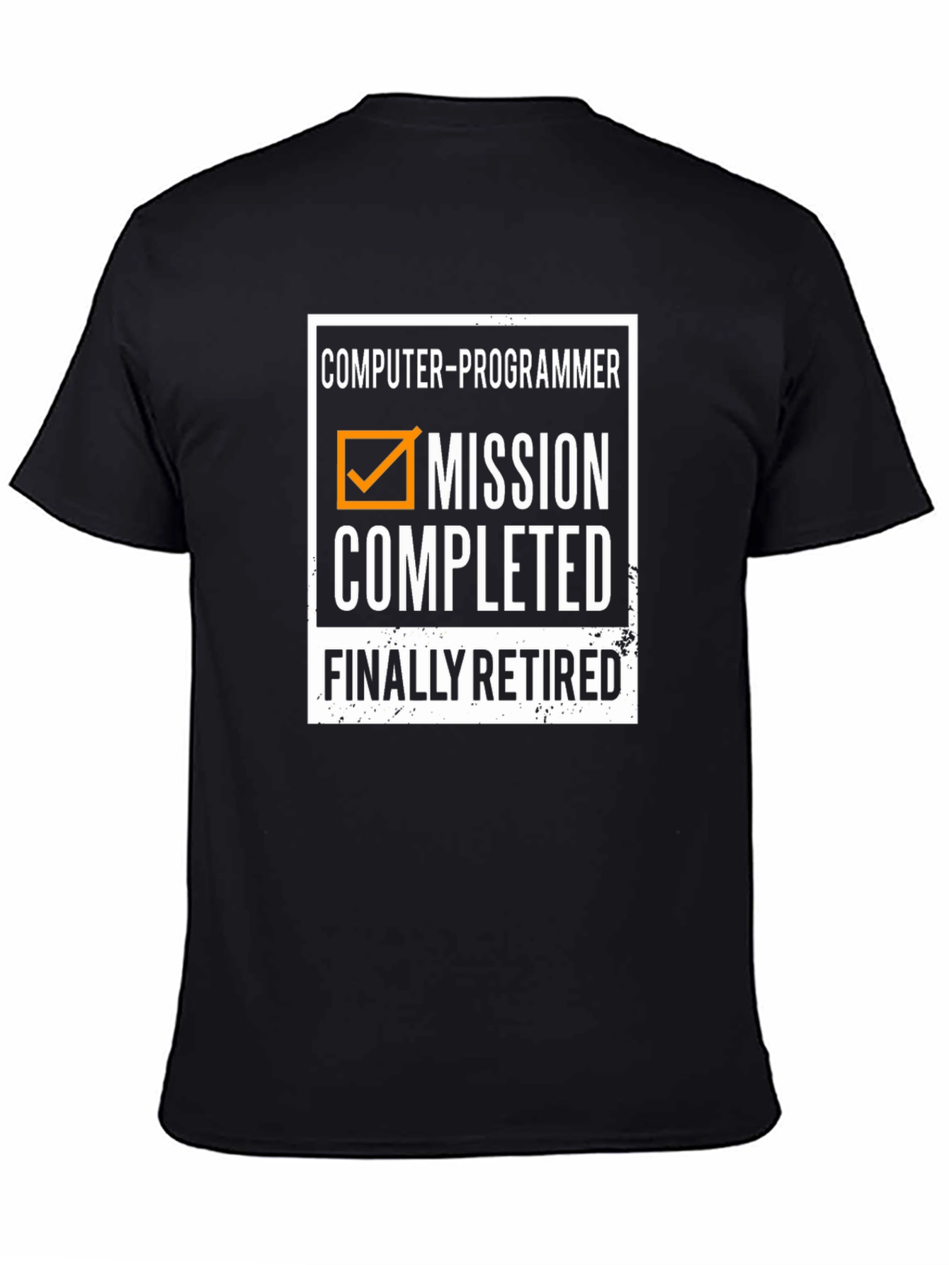 Computer Programmer Mission Completed Retired T-Shirt