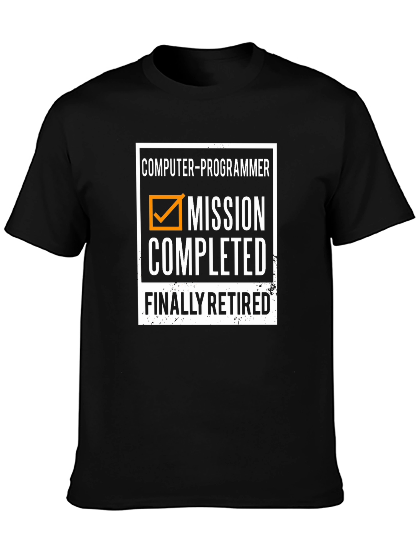 Computer Programmer Mission Completed Retired T-Shirt