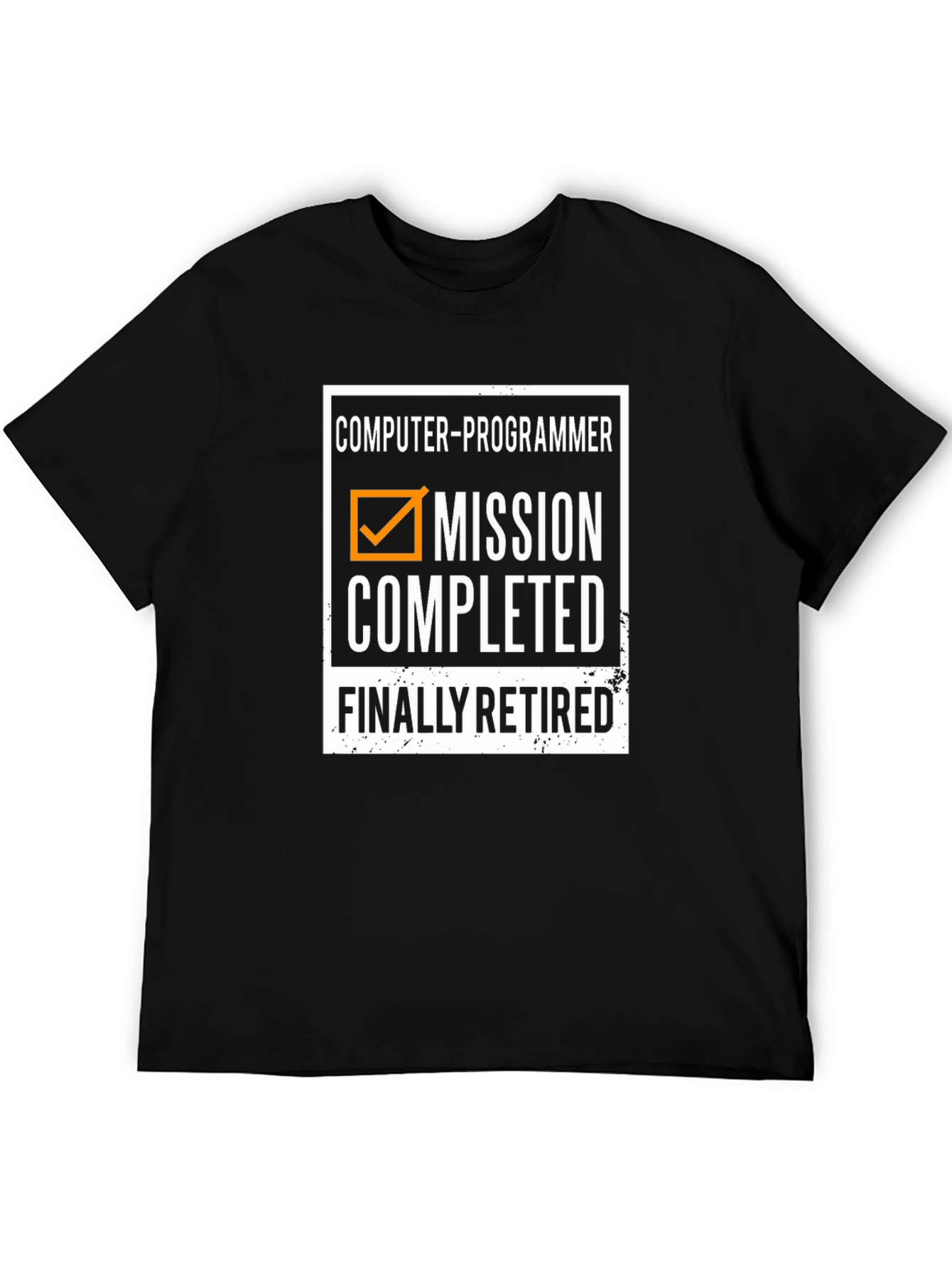 Computer Programmer Mission Completed Retired T-Shirt