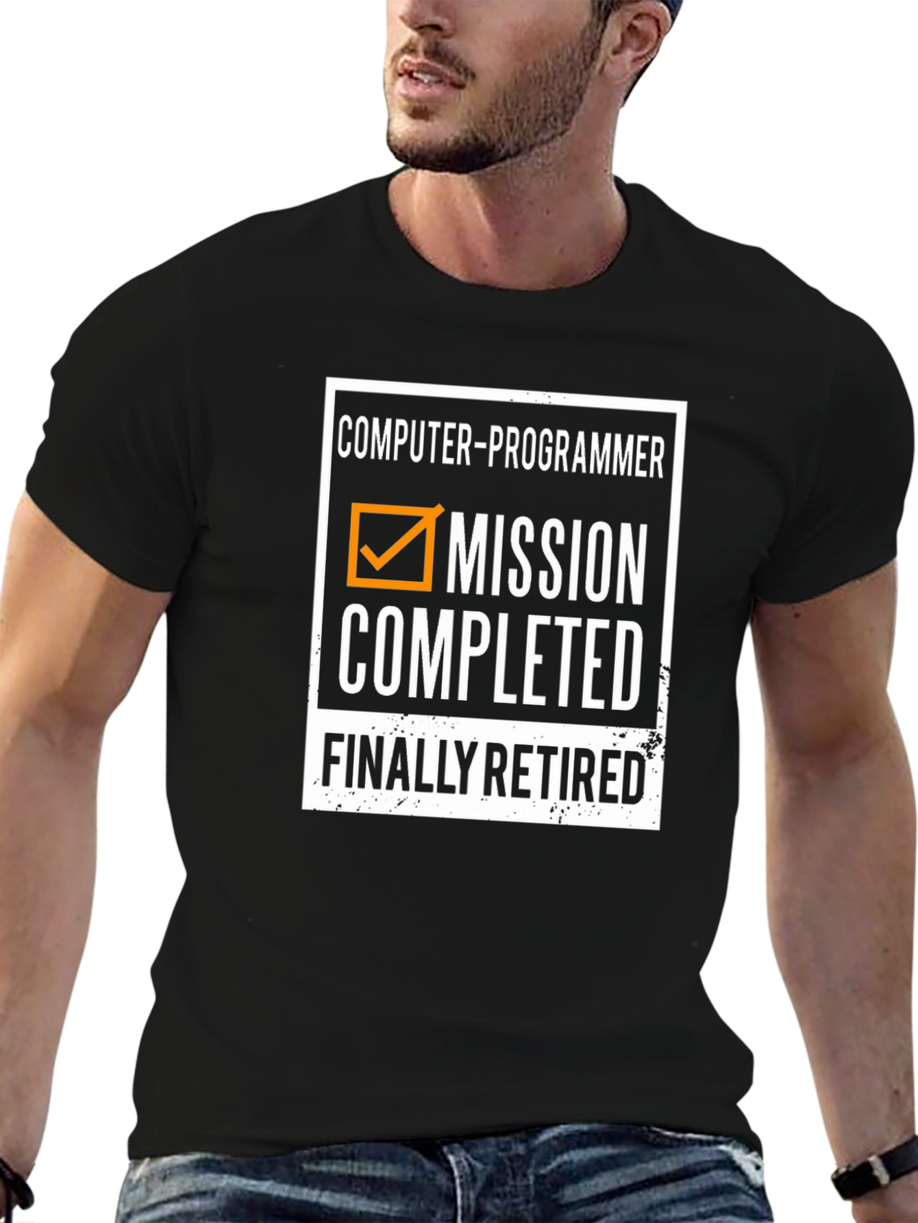 Computer Programmer Mission Completed Retired T-Shirt
