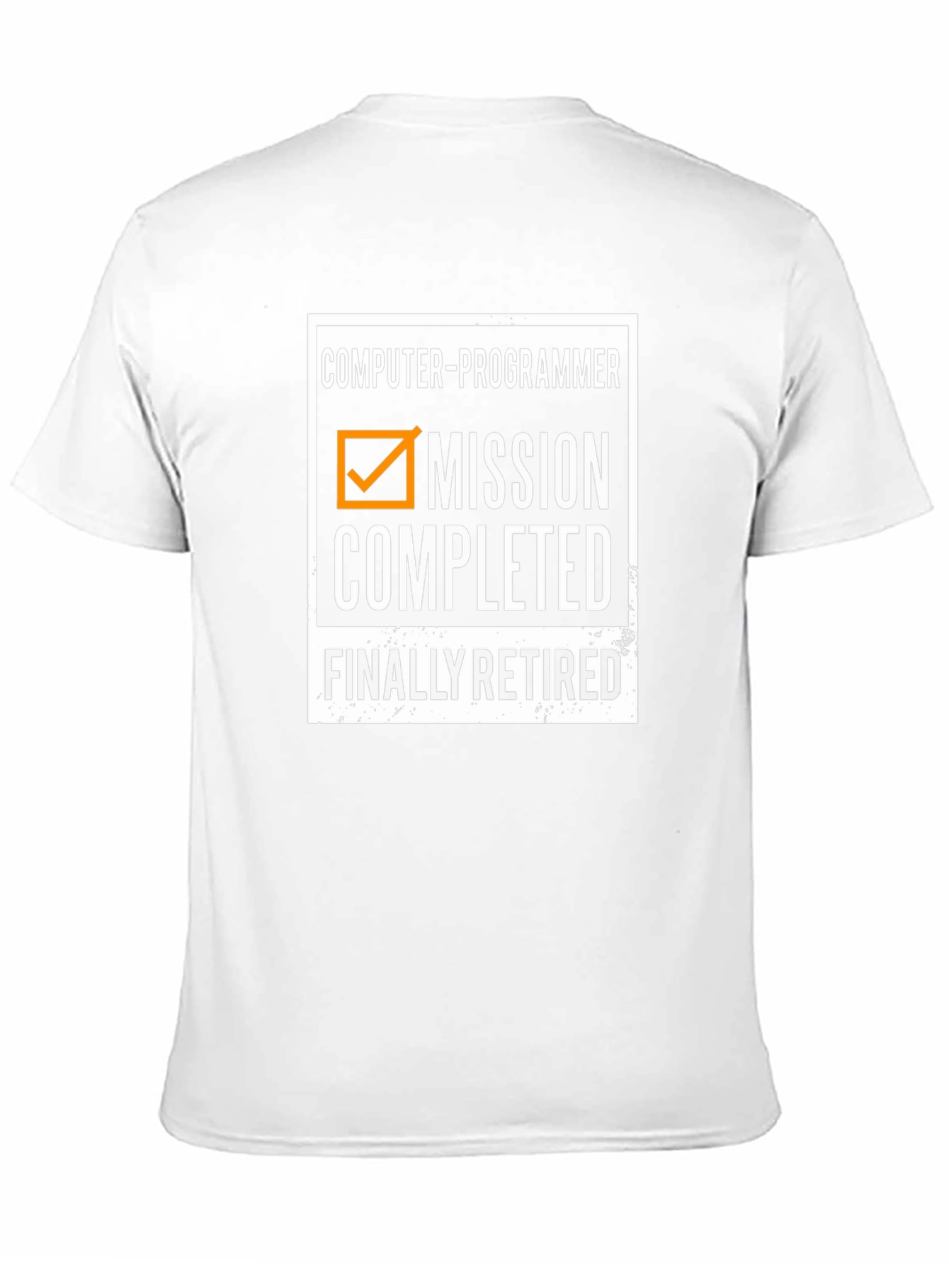 Computer Programmer Mission Completed Retired T-Shirt