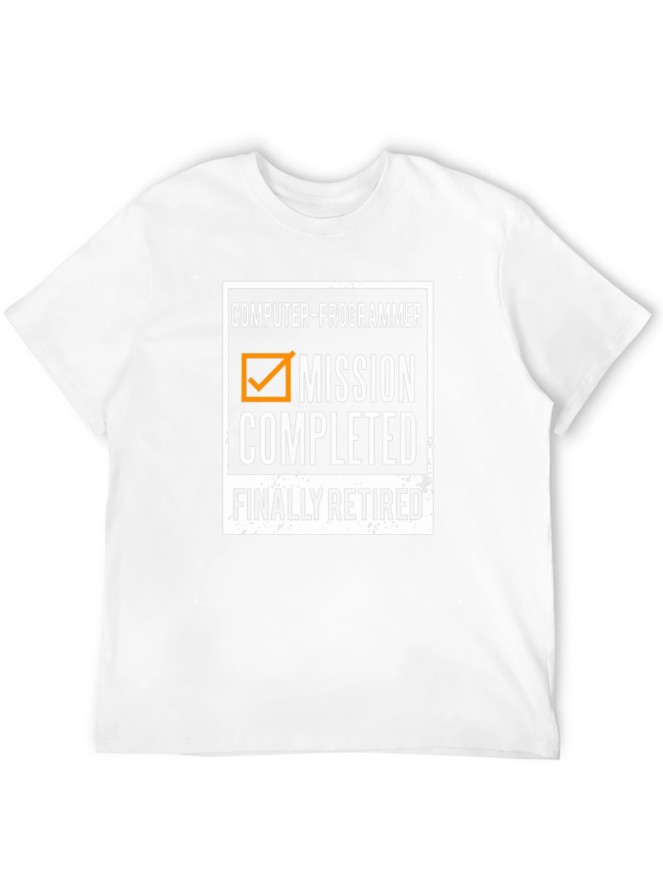 Computer Programmer Mission Completed Retired T-Shirt