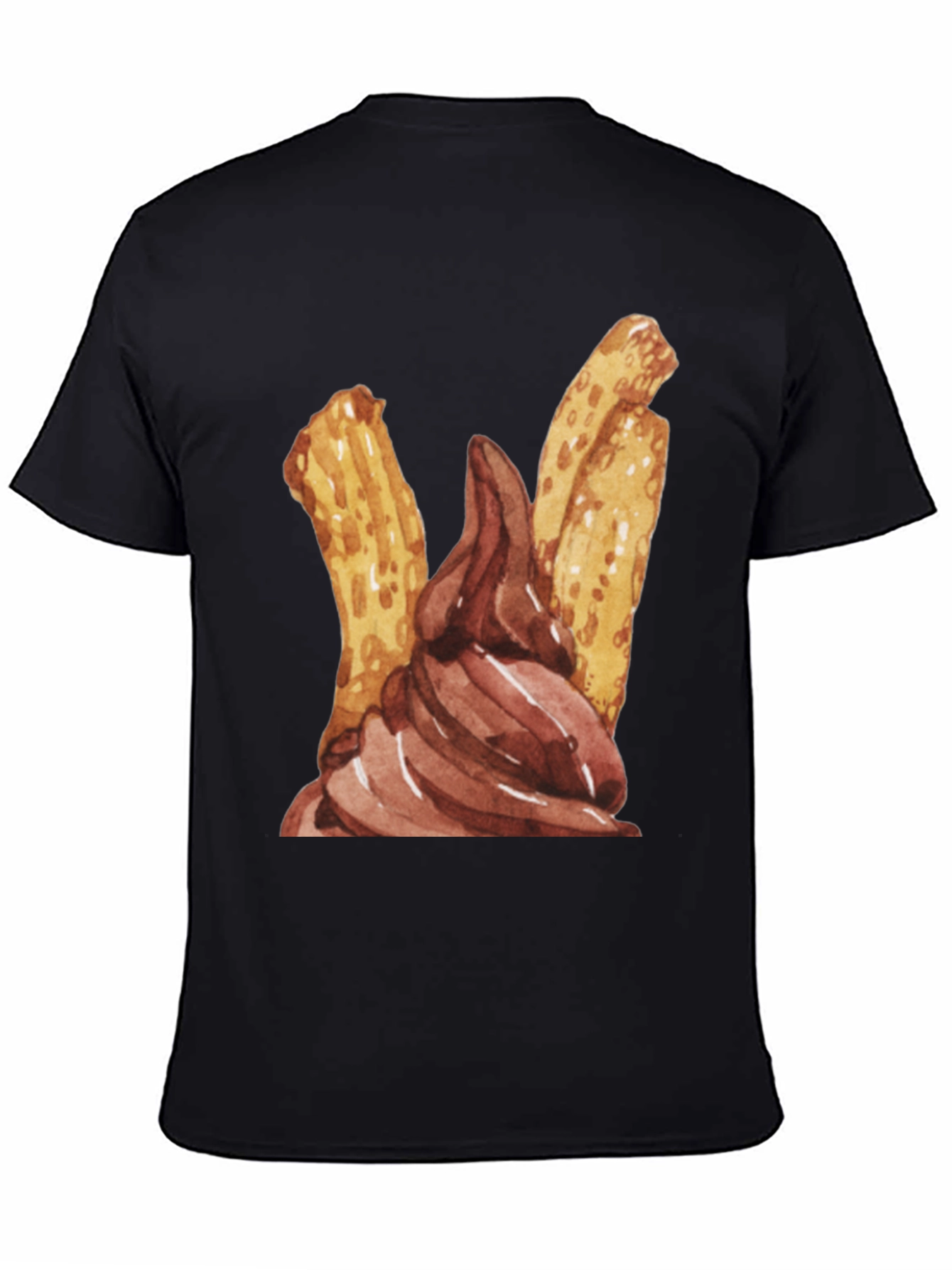 Churros & Chocolate Dessert T-Shirt - Fun Food Tee