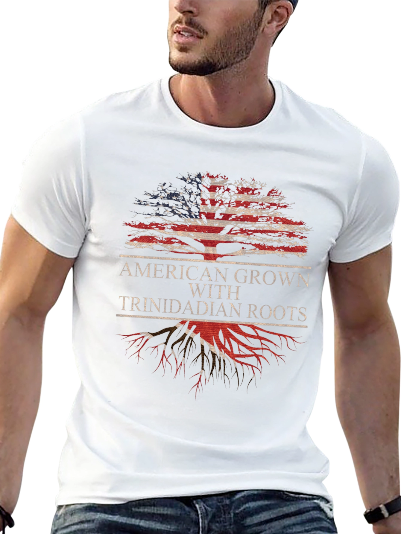 American Grown with Trinidadian Roots T-Shirt