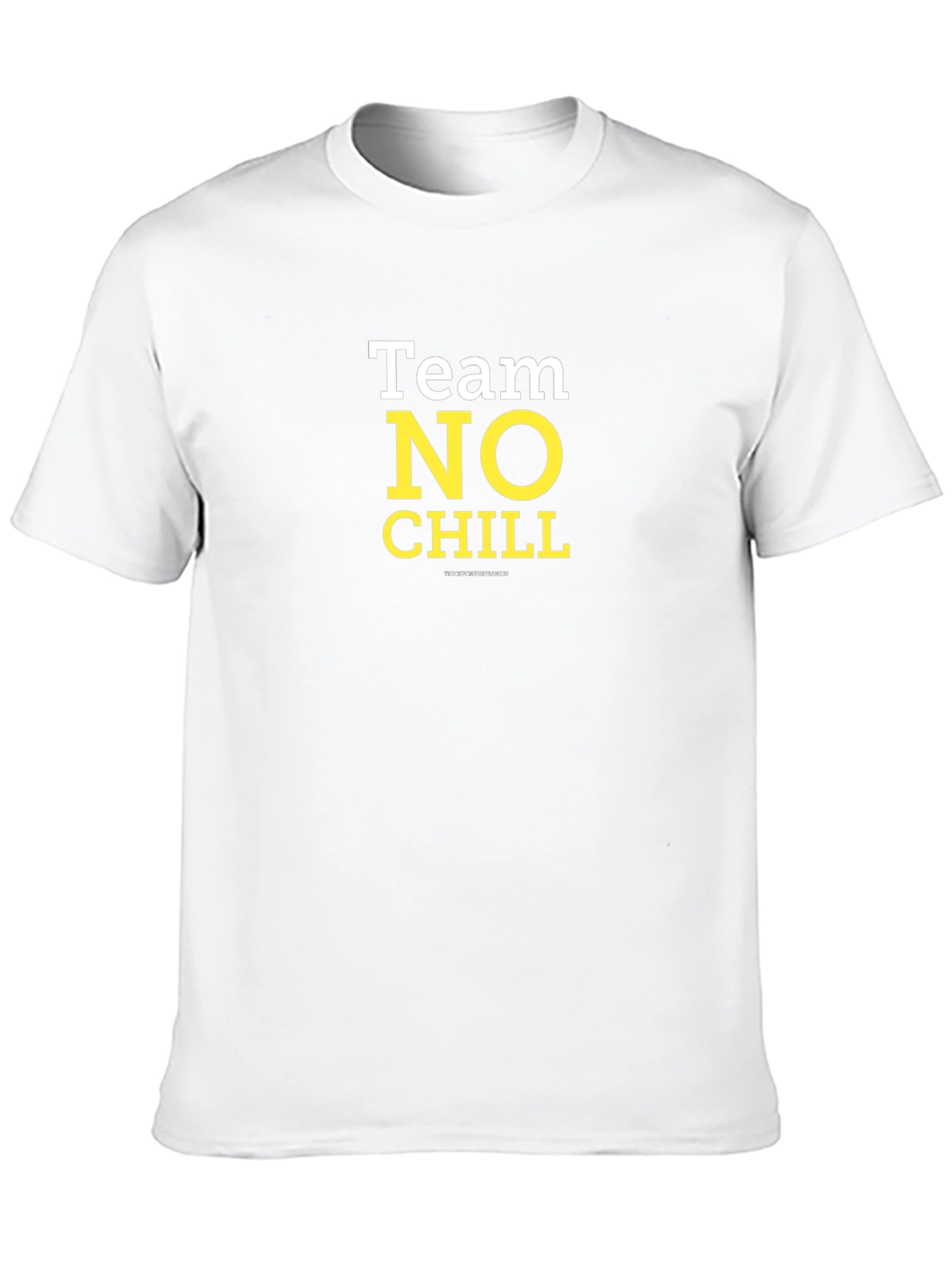 Team No Chill T-Shirt - Black Cotton Tee