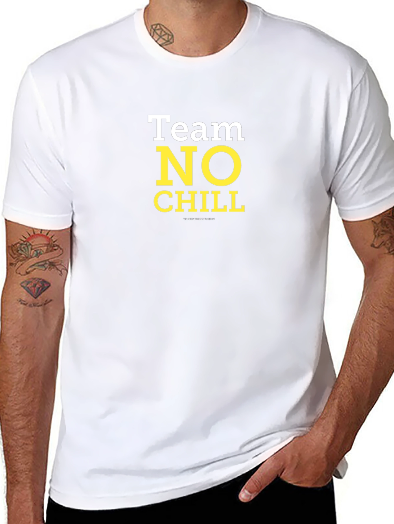 Team No Chill T-Shirt - Black Cotton Tee