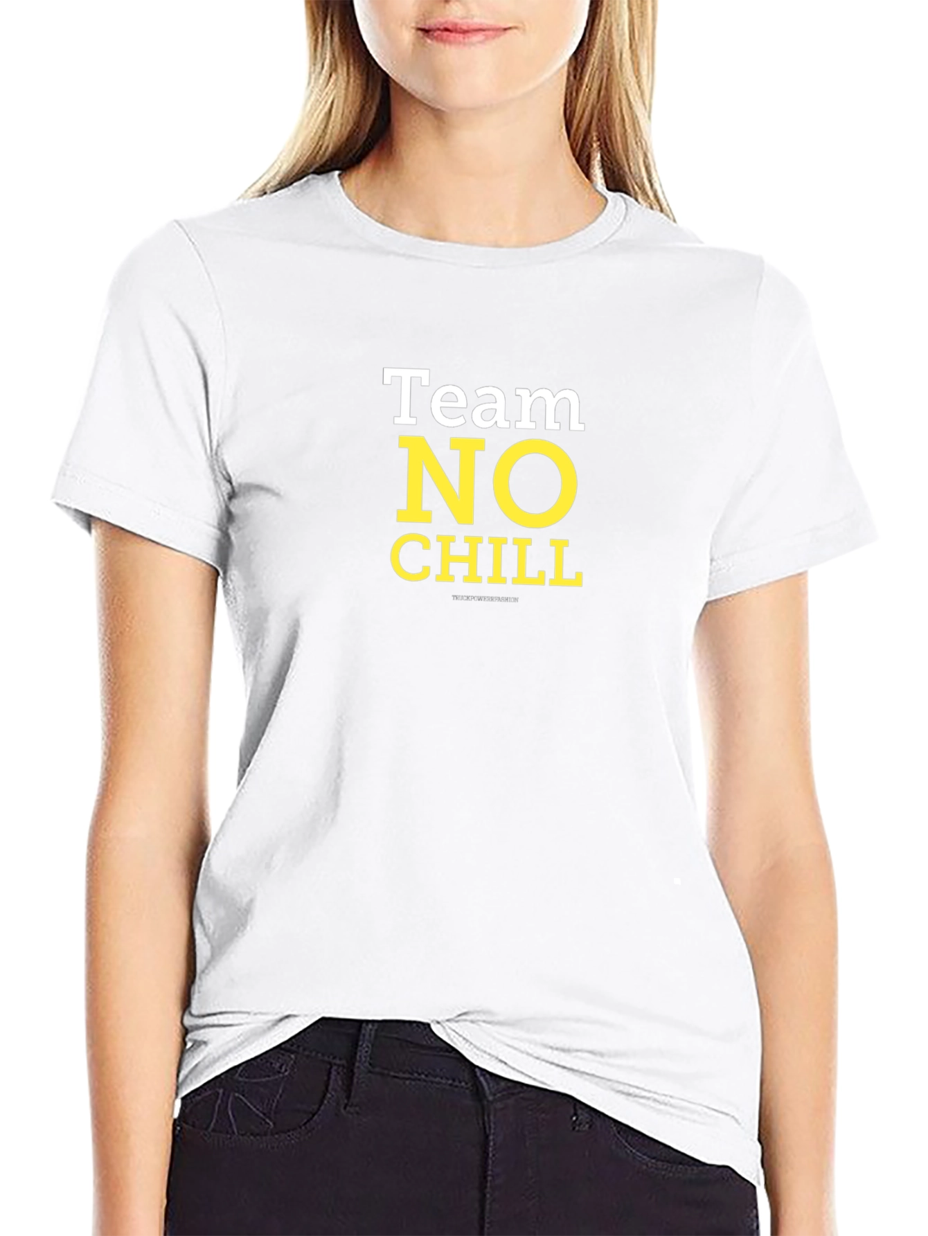 Team No Chill T-Shirt - Black Cotton Tee