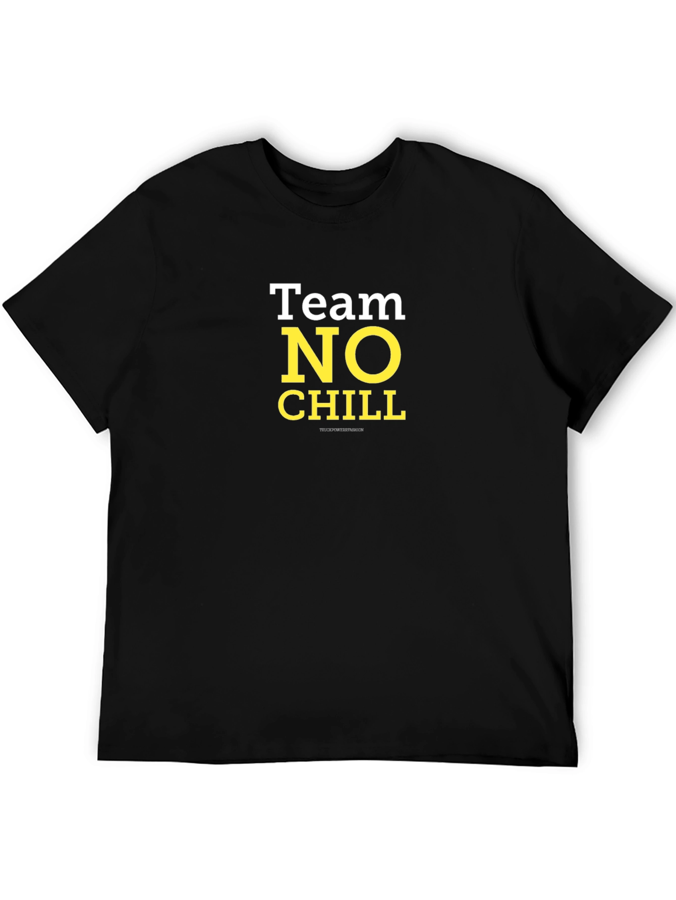 Team No Chill T-Shirt - Black Cotton Tee
