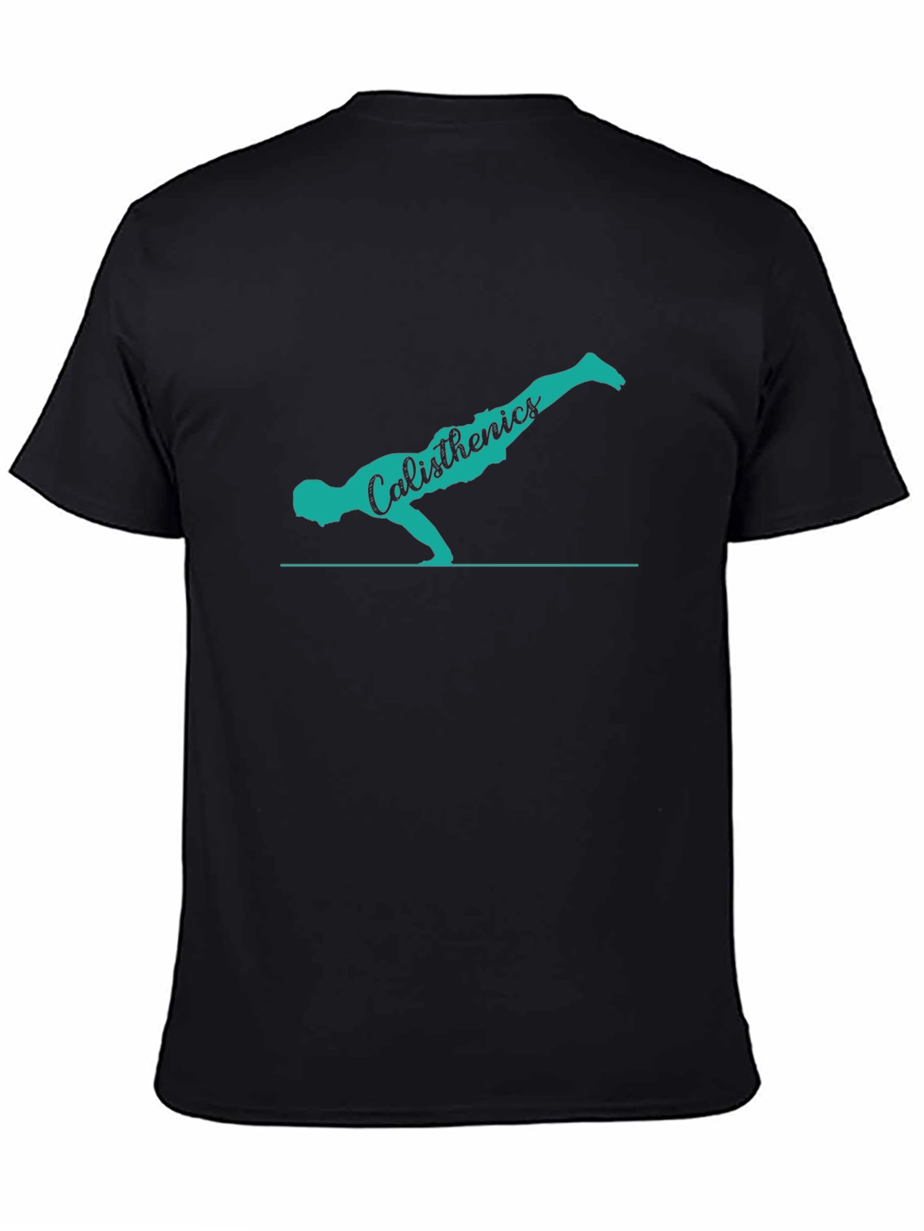 Calisthenics Silhouette Graphic Tee - Black