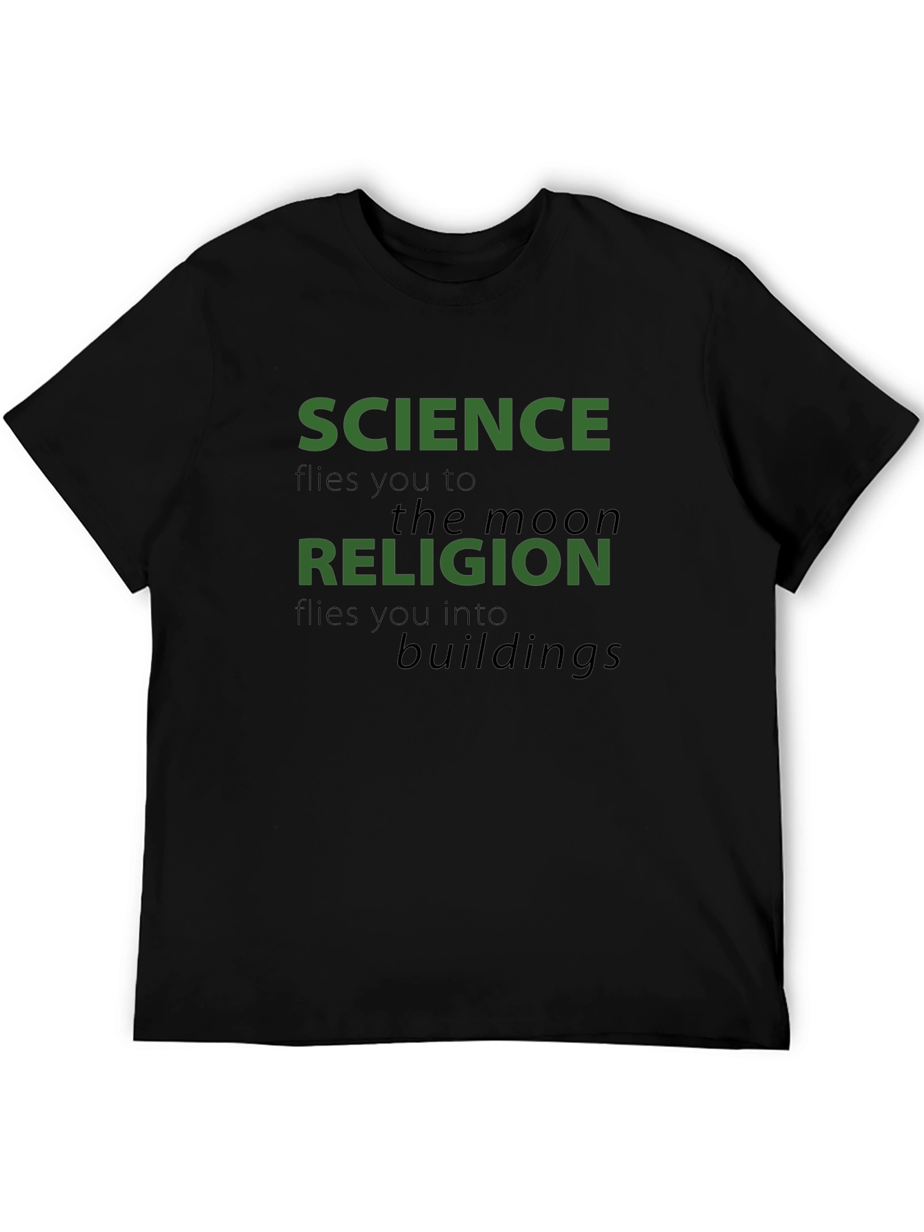 Science vs Religion Graphic T-Shirt