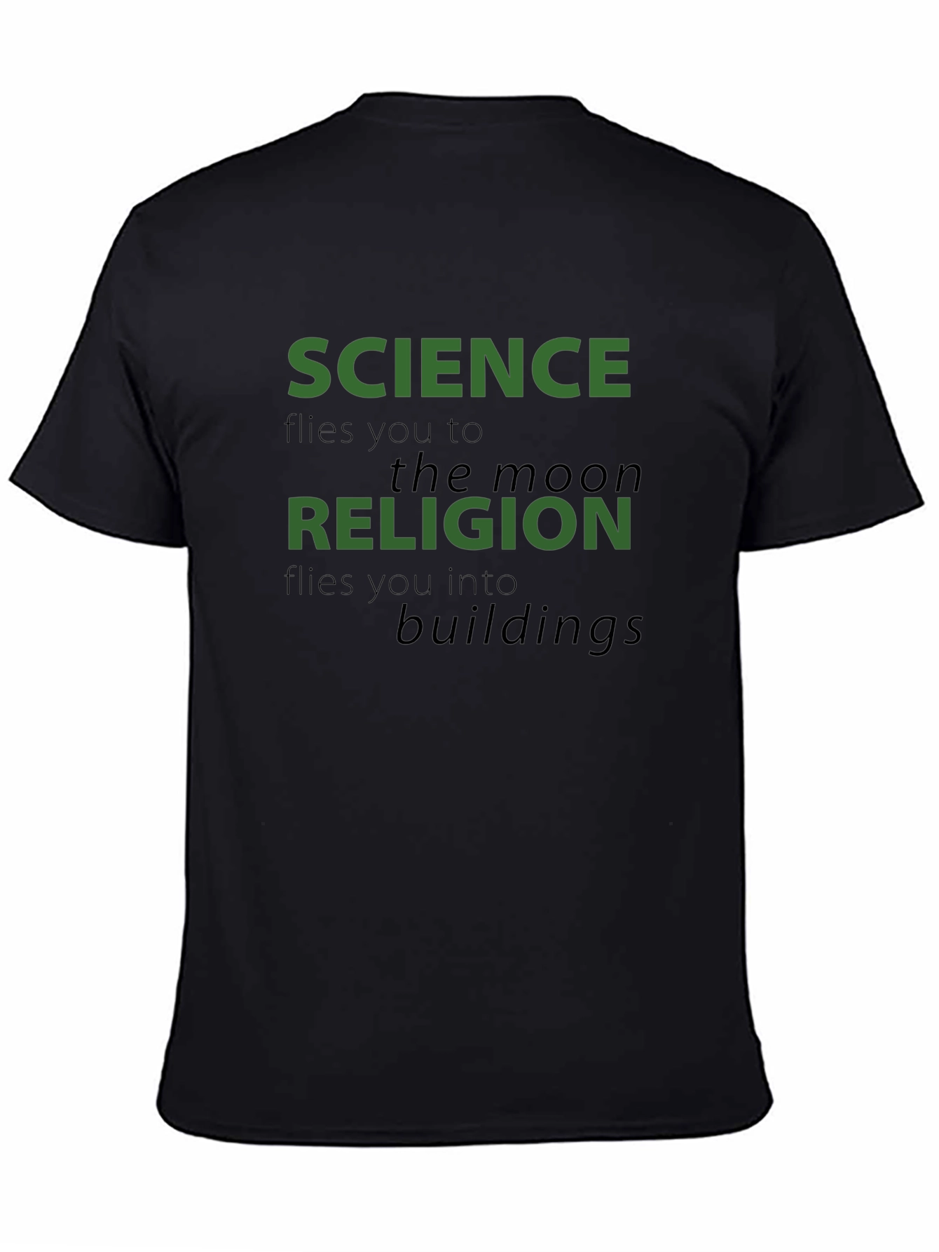 Science vs Religion Graphic T-Shirt