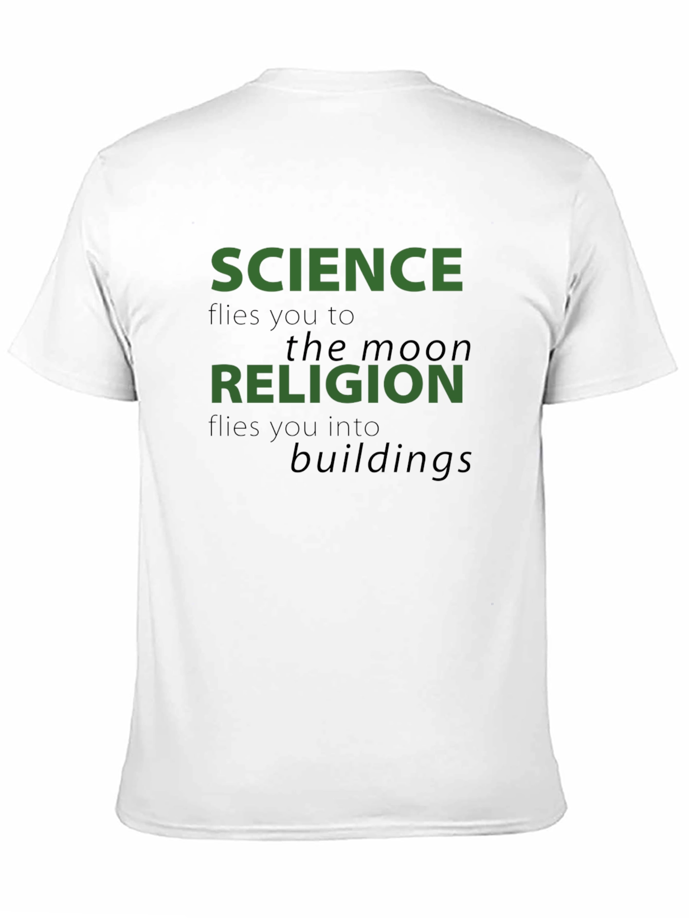 Science vs Religion Graphic T-Shirt