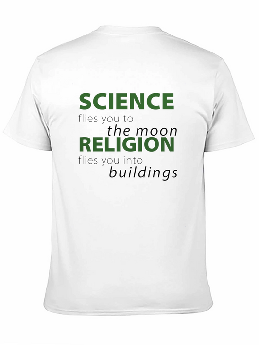 Science vs Religion Graphic T-Shirt