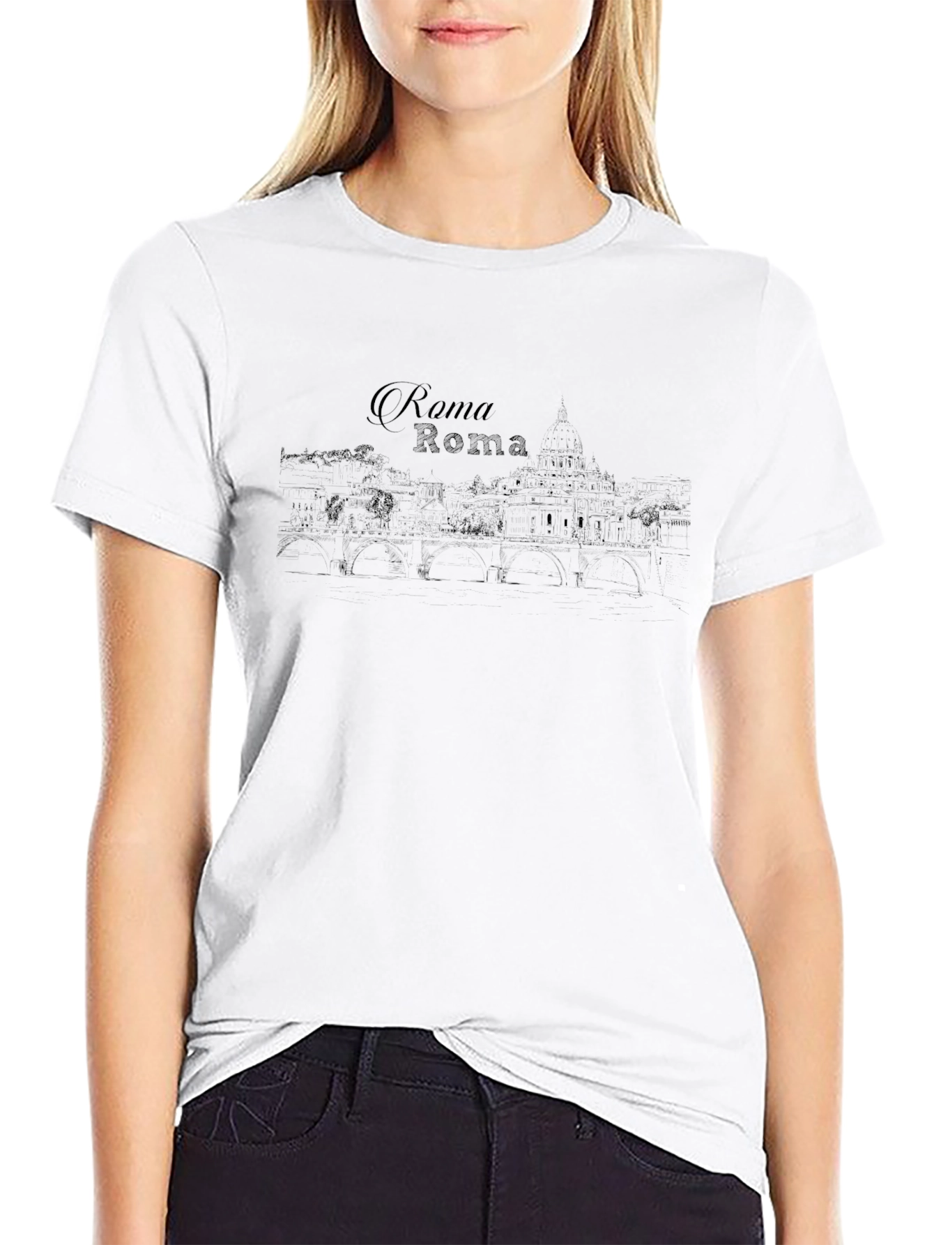 Roma Sketch T-Shirt - Classic City Souvenir