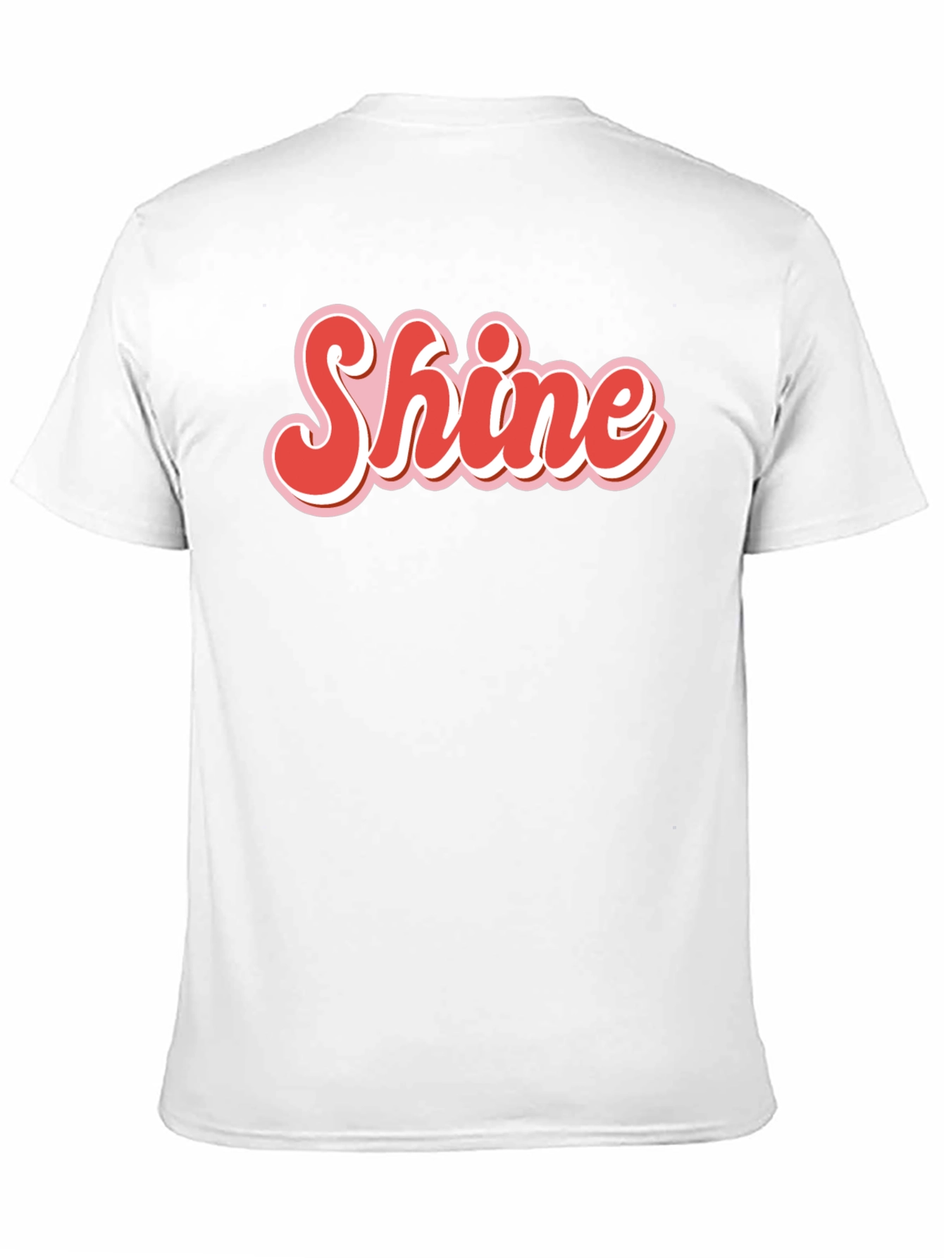 Retro Shine Graphic Tee - Black Cotton T-Shirt