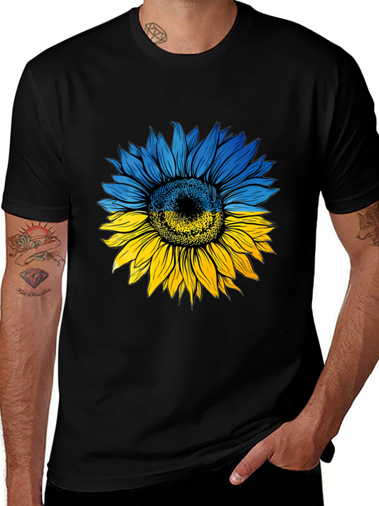 Ukraine Sunflower Graphic T-Shirt