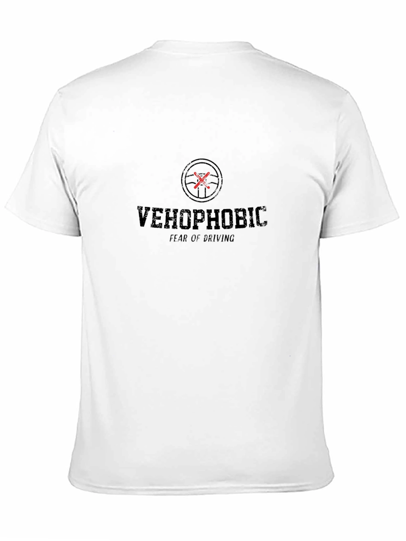 Vehophobic Fear of Driving Black T-Shirt