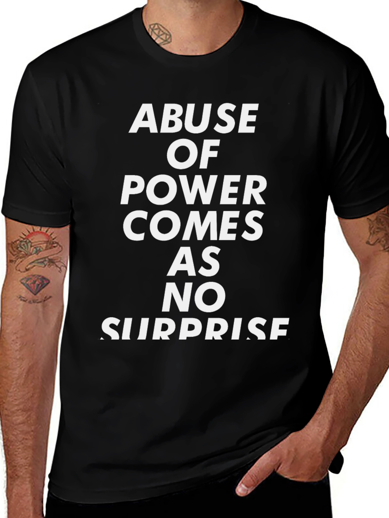 Abuse of Power T-Shirt - Bold Statement Tee