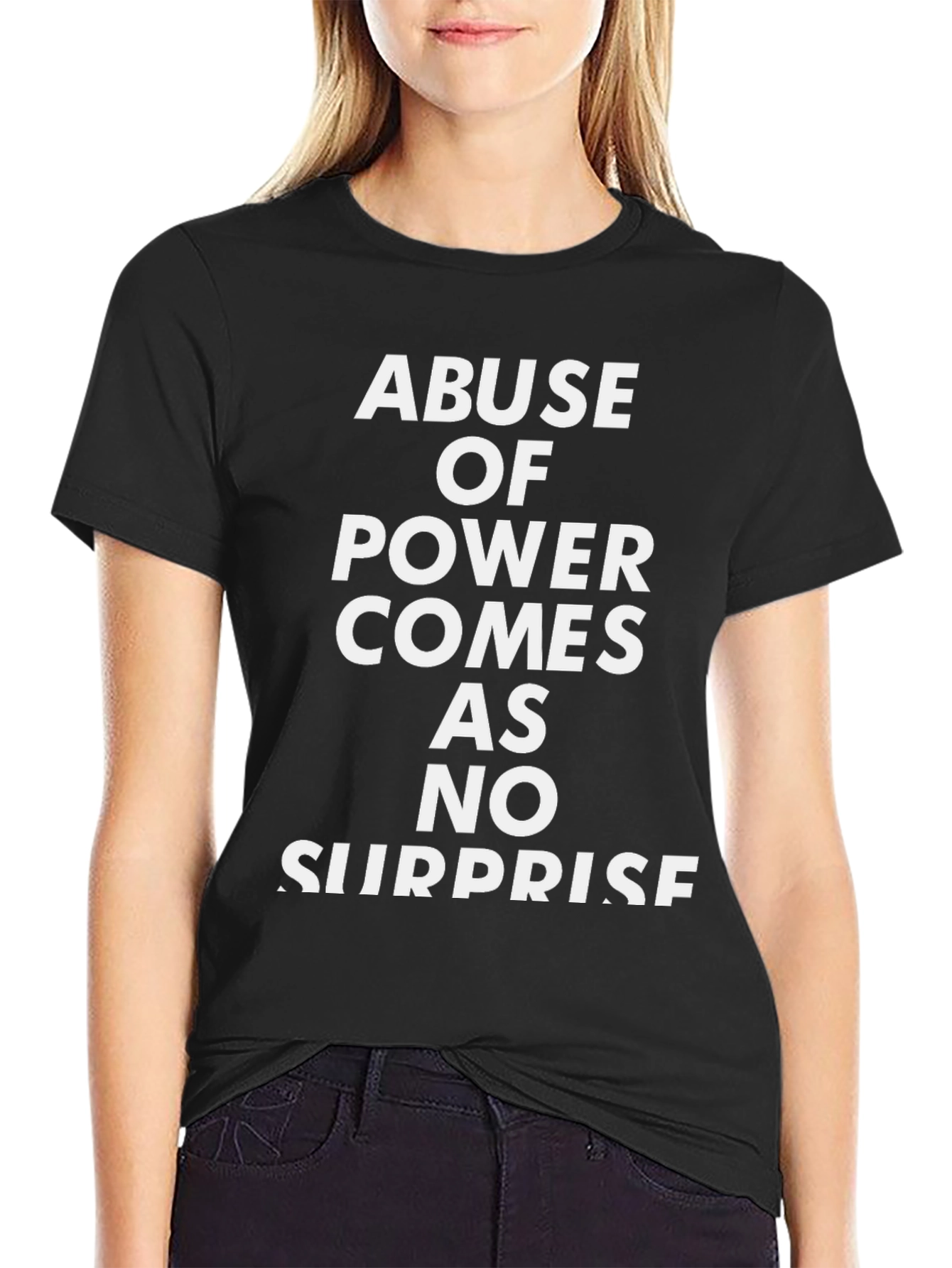 Abuse of Power T-Shirt - Bold Statement Tee