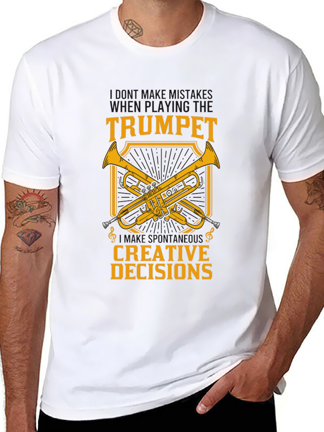 Trumpet Creative Decisions Graphic T-Shirt