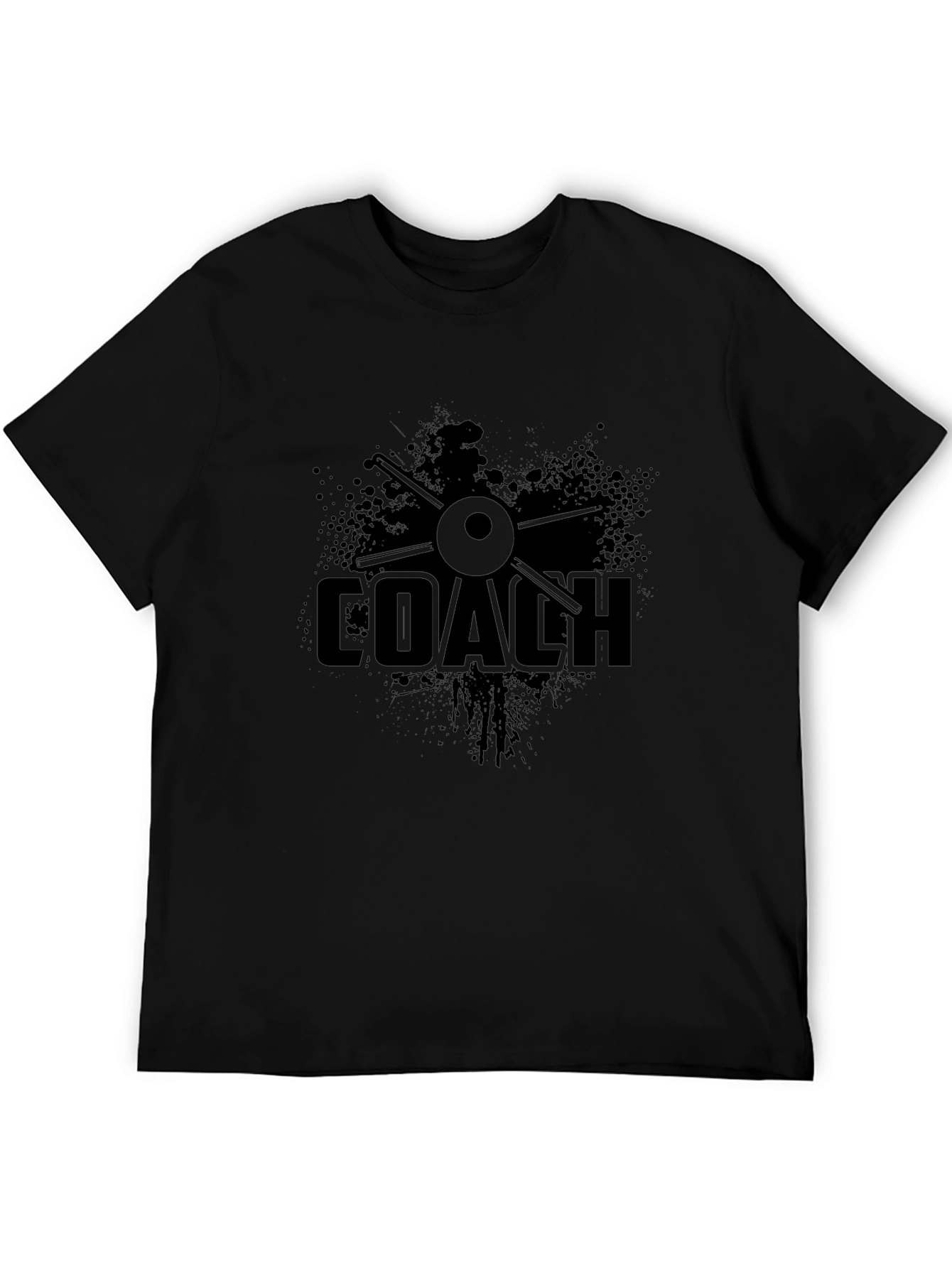 Coach Design Black T-Shirt
