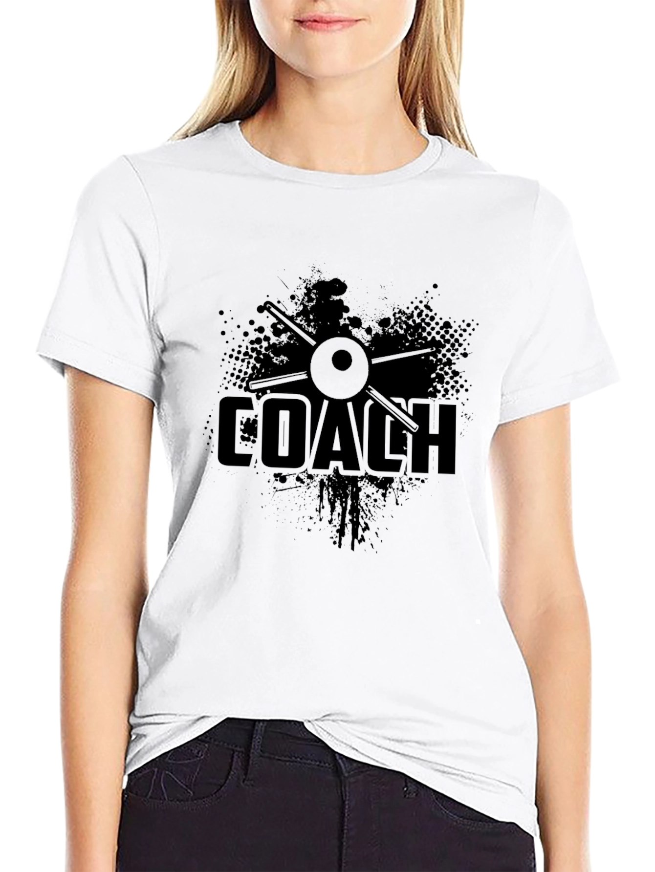 Coach Design Black T-Shirt