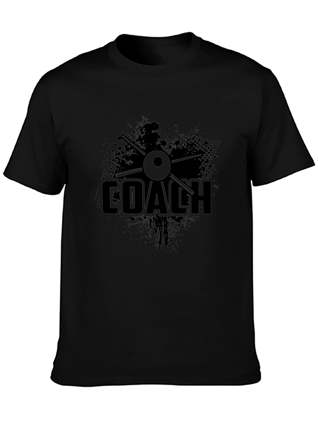 Coach Design Black T-Shirt