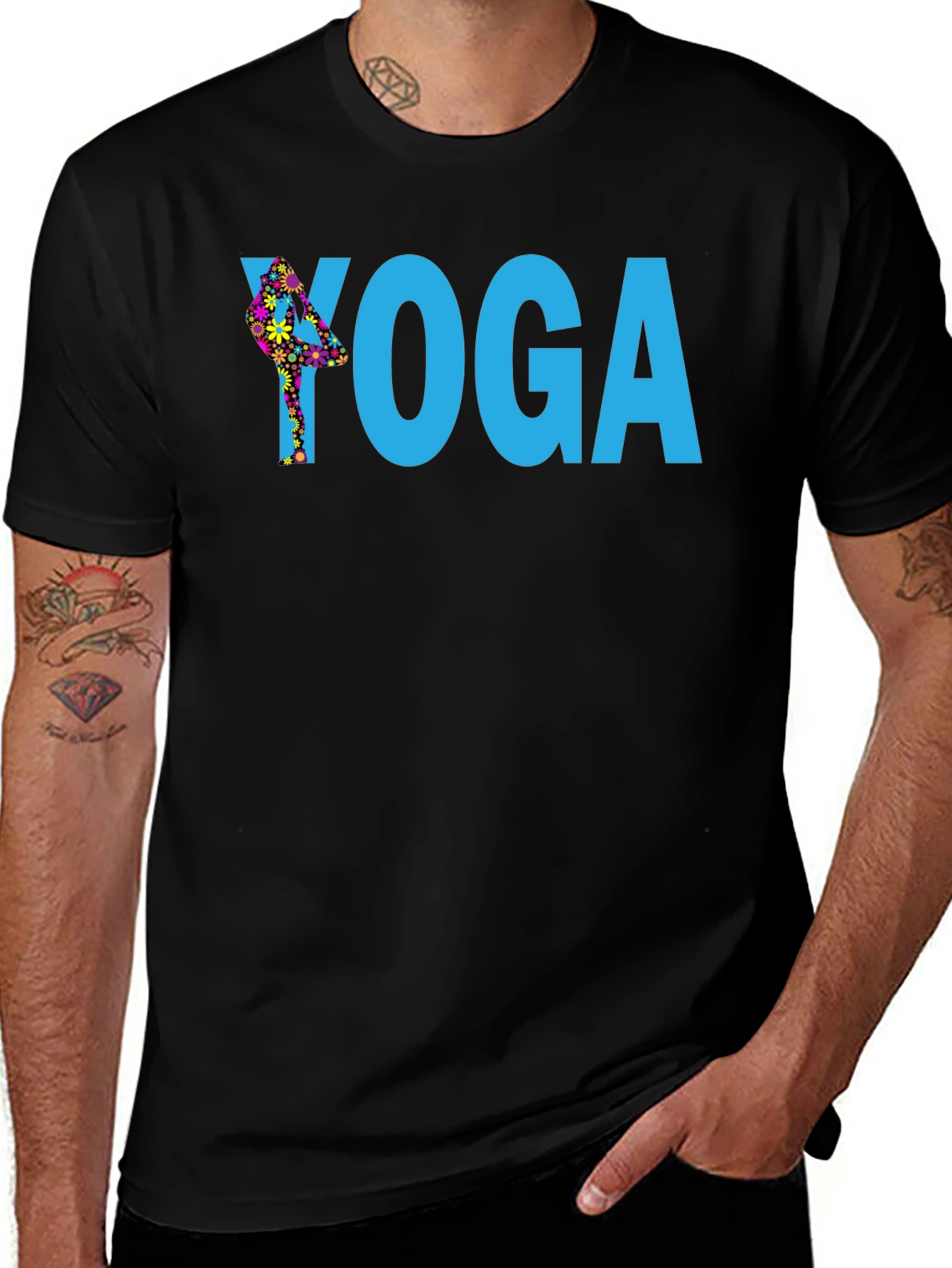 Yoga Pose Graphic T-Shirt