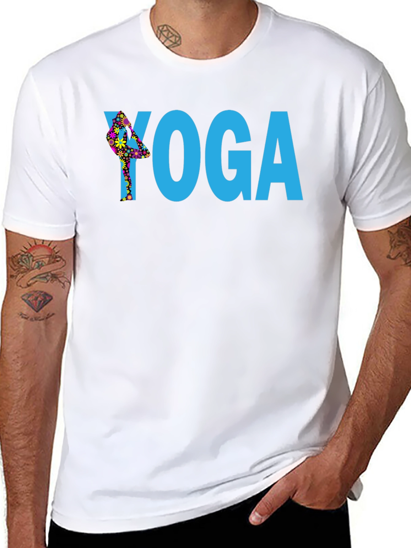 Yoga Pose Graphic T-Shirt
