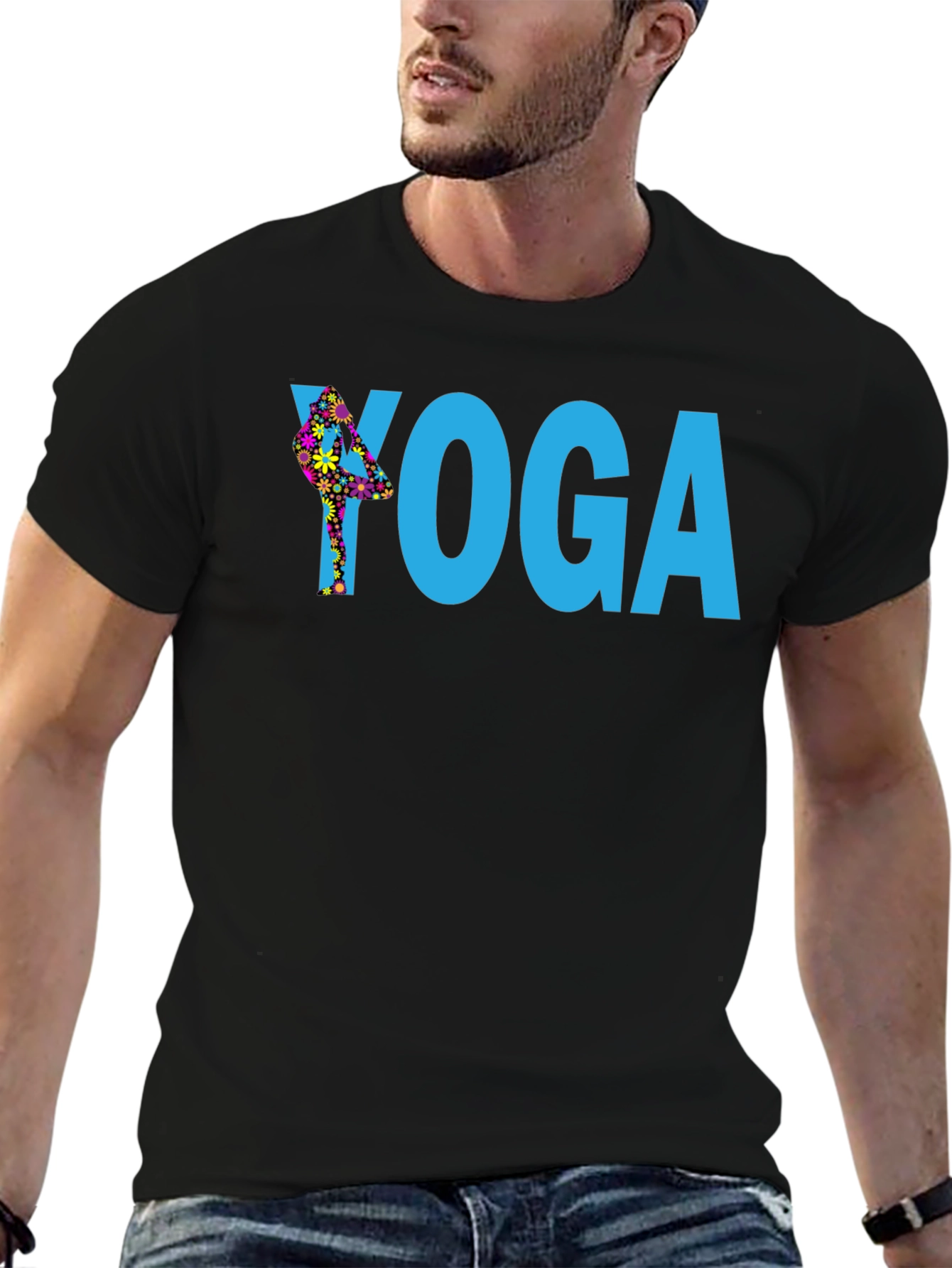 Yoga Pose Graphic T-Shirt