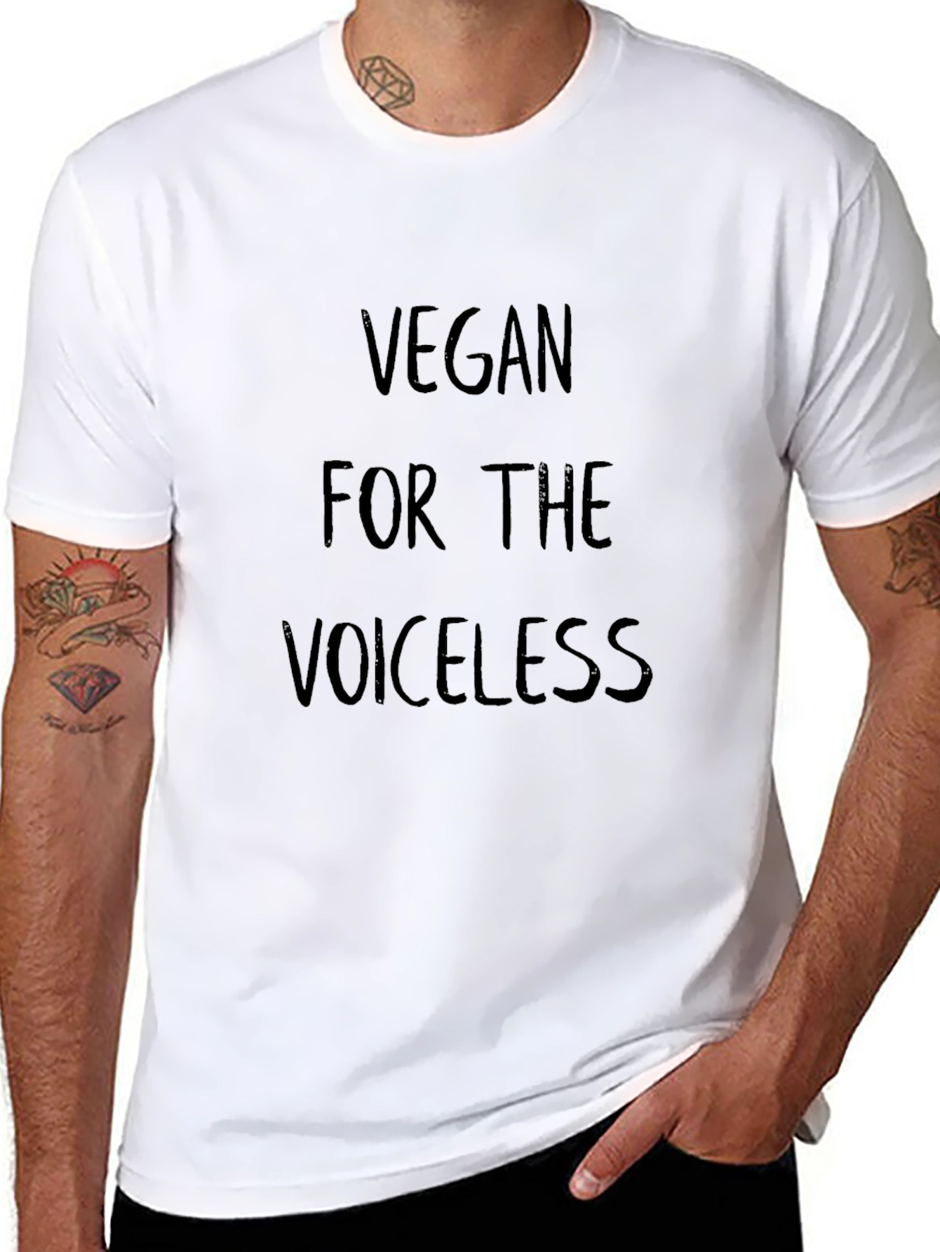 Vegan for the Voiceless Graphic Tee
