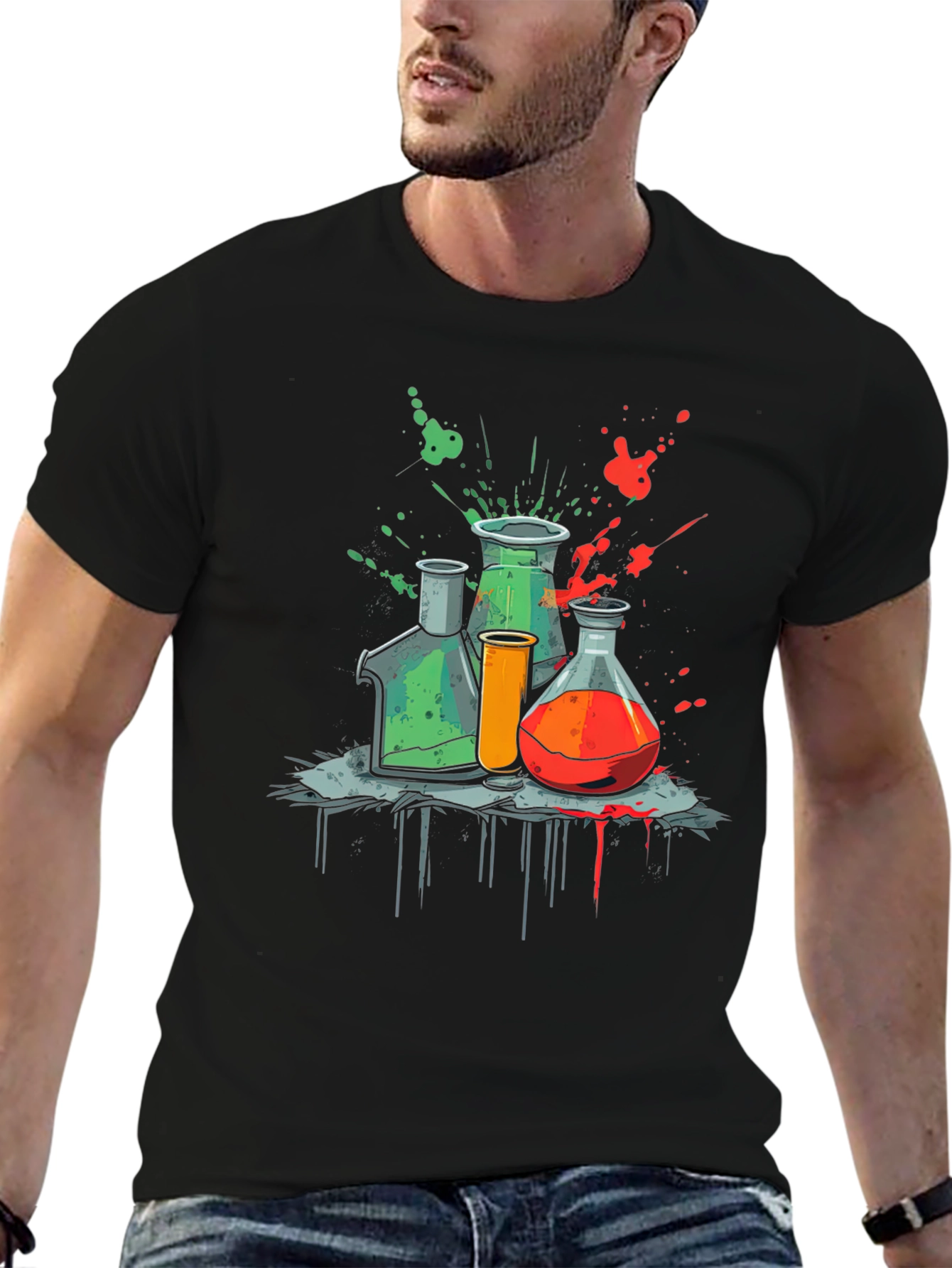 Science Beaker Graphic Tee