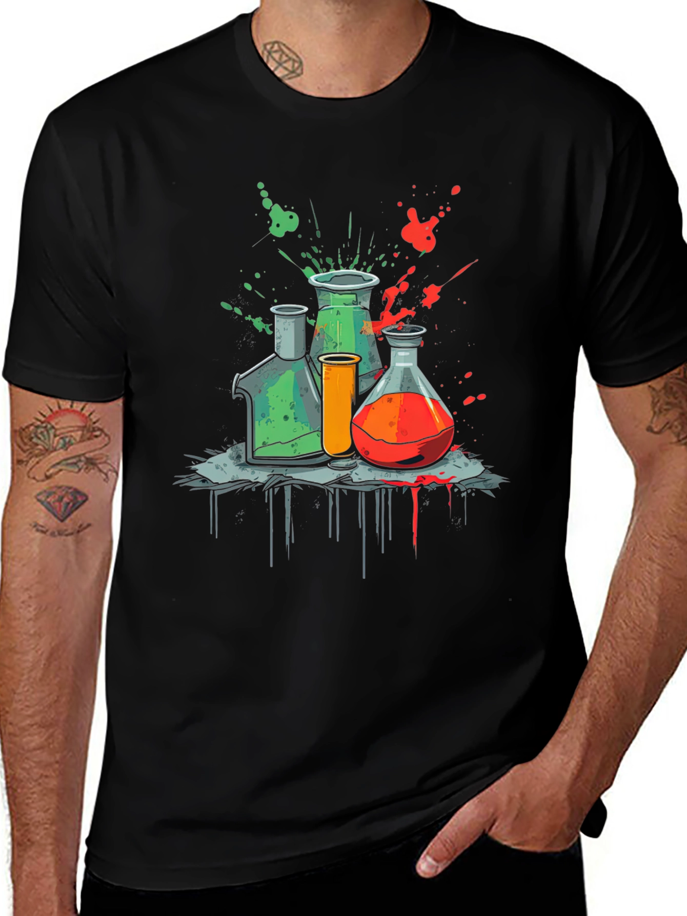 Science Beaker Graphic Tee