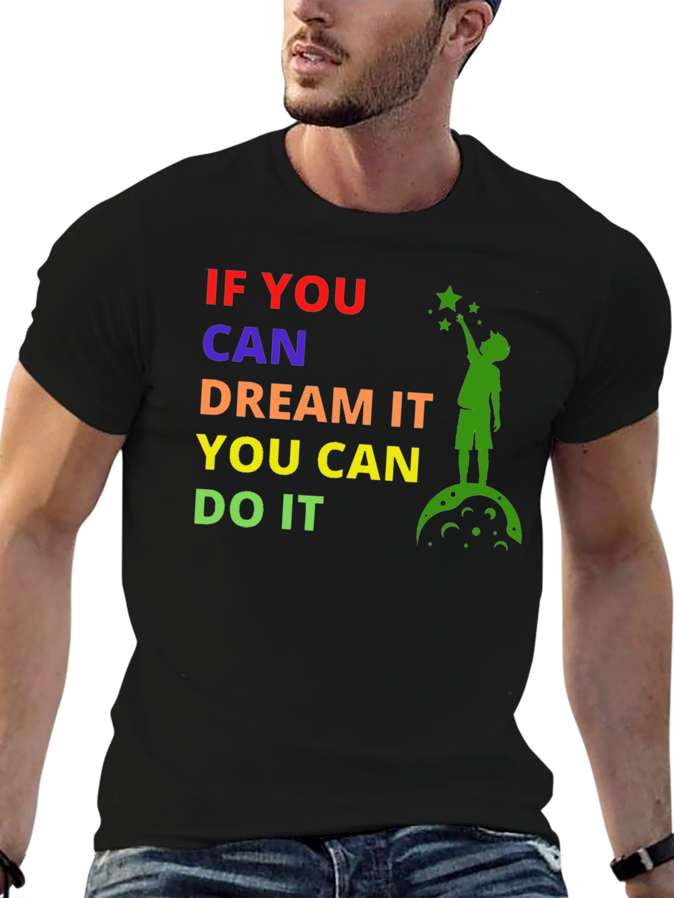 Dream Big Graphic Tee - Motivational T-Shirt