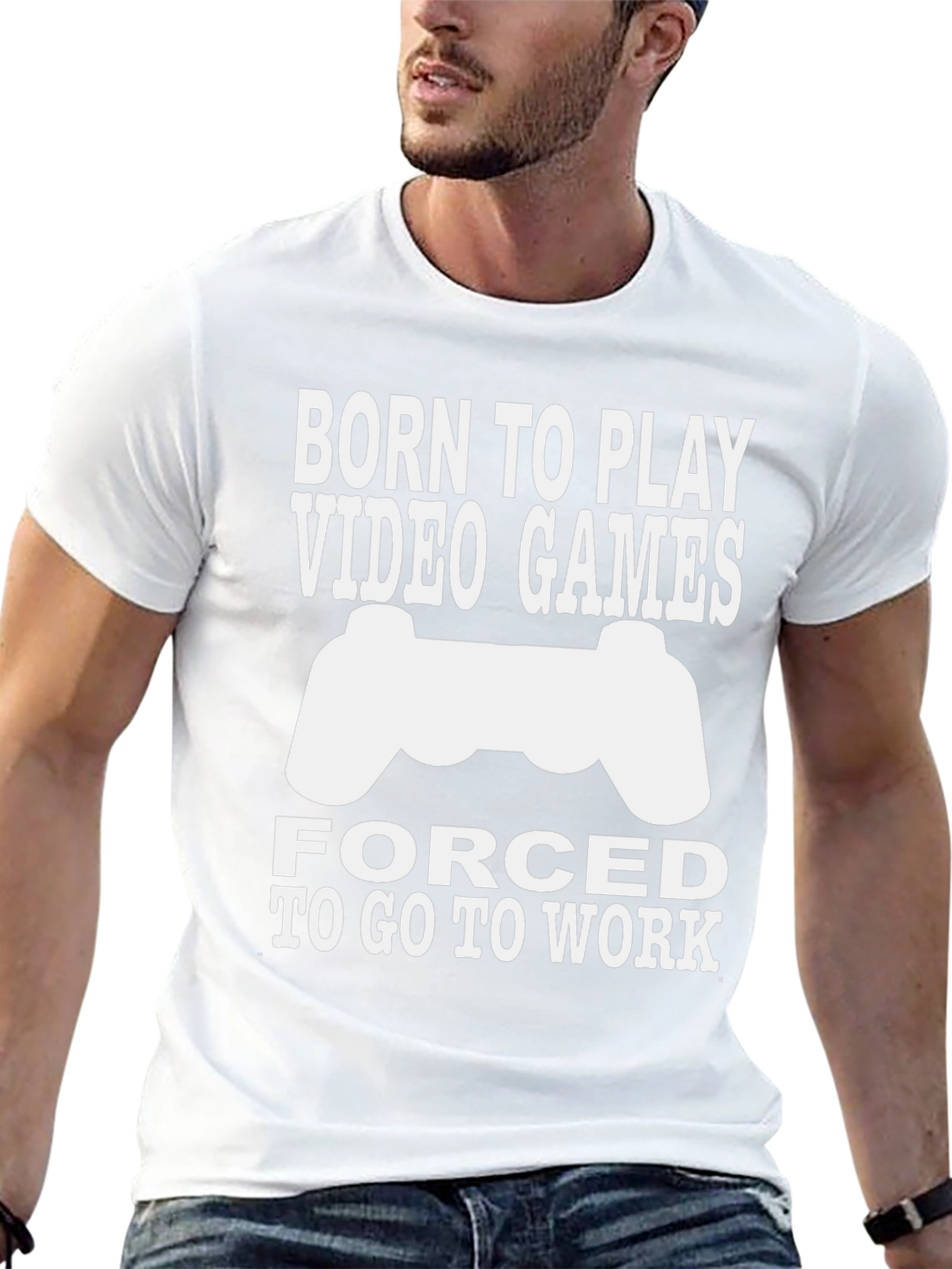 Born to Play Video Games Mens T-Shirt