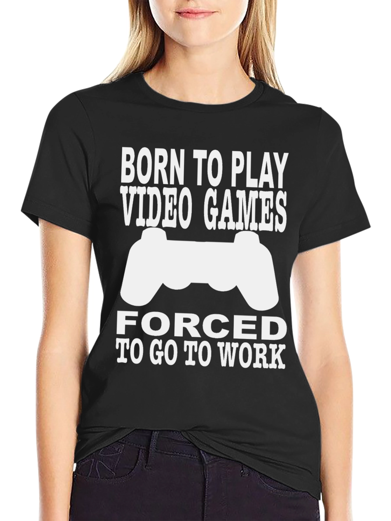 Born to Play Video Games Mens T-Shirt