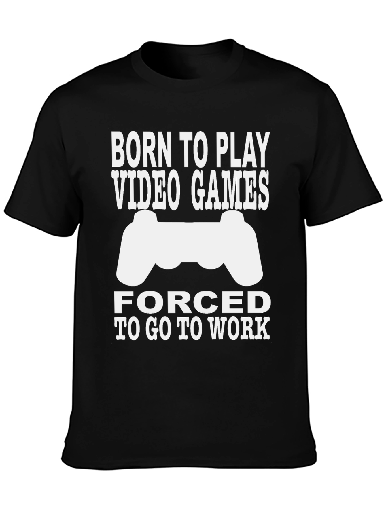 Born to Play Video Games Mens T-Shirt