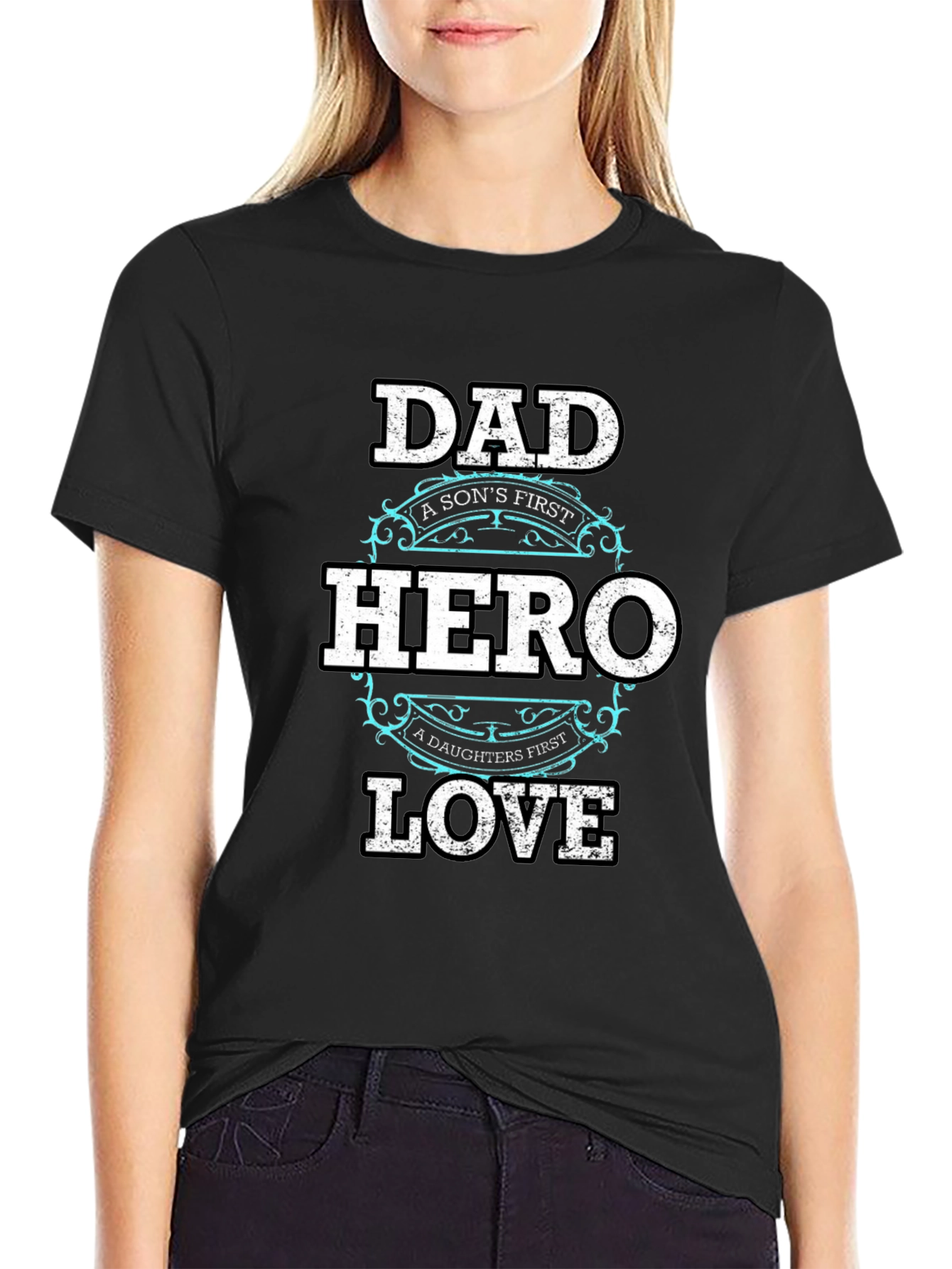 Dad Hero Love T-Shirt