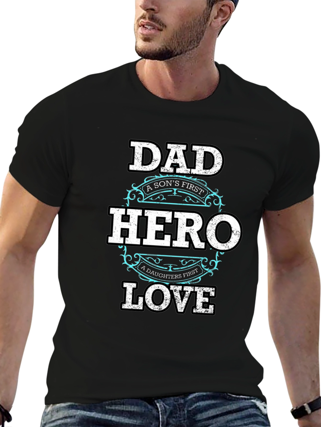 Dad Hero Love T-Shirt