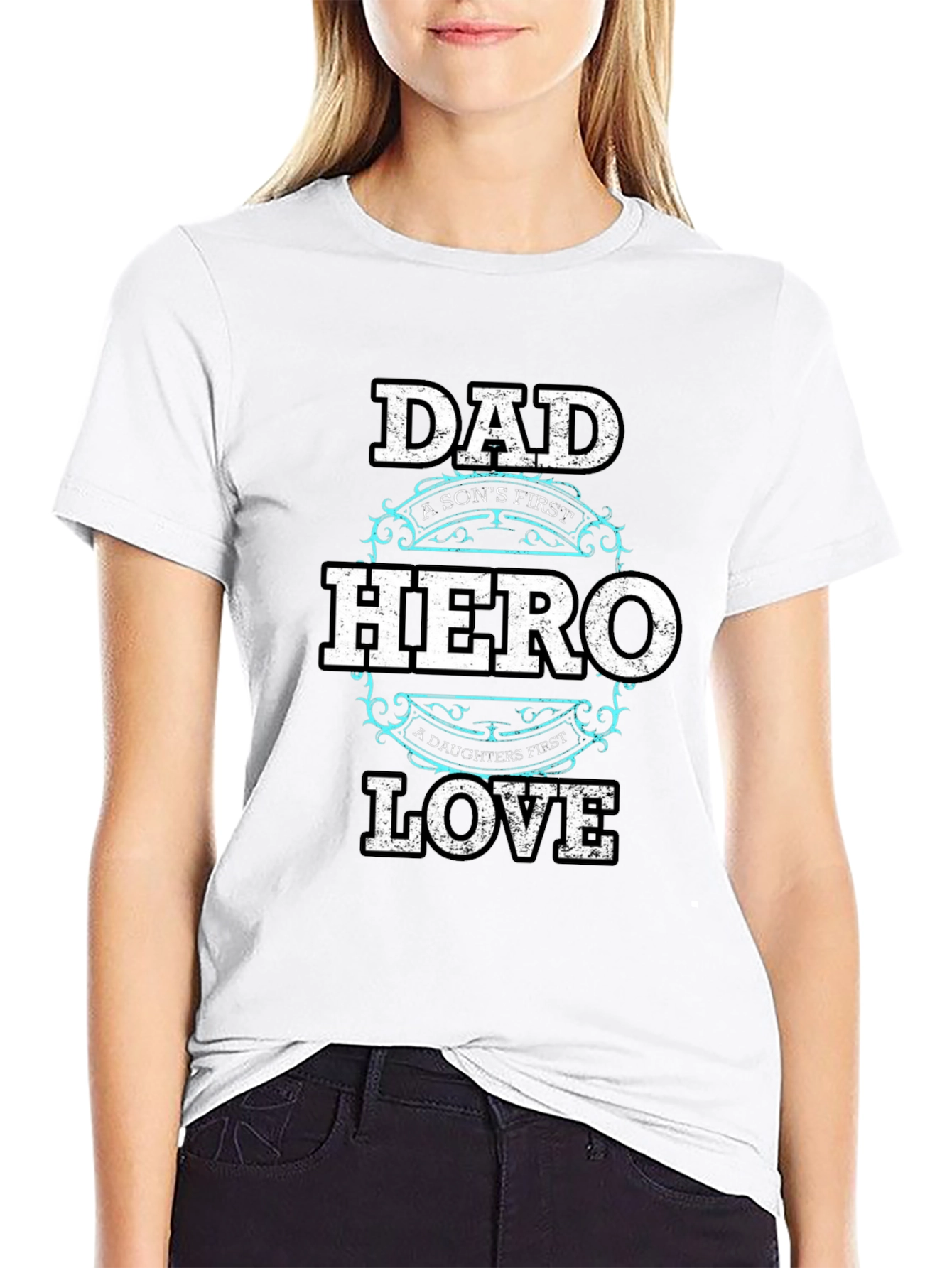 Dad Hero Love T-Shirt