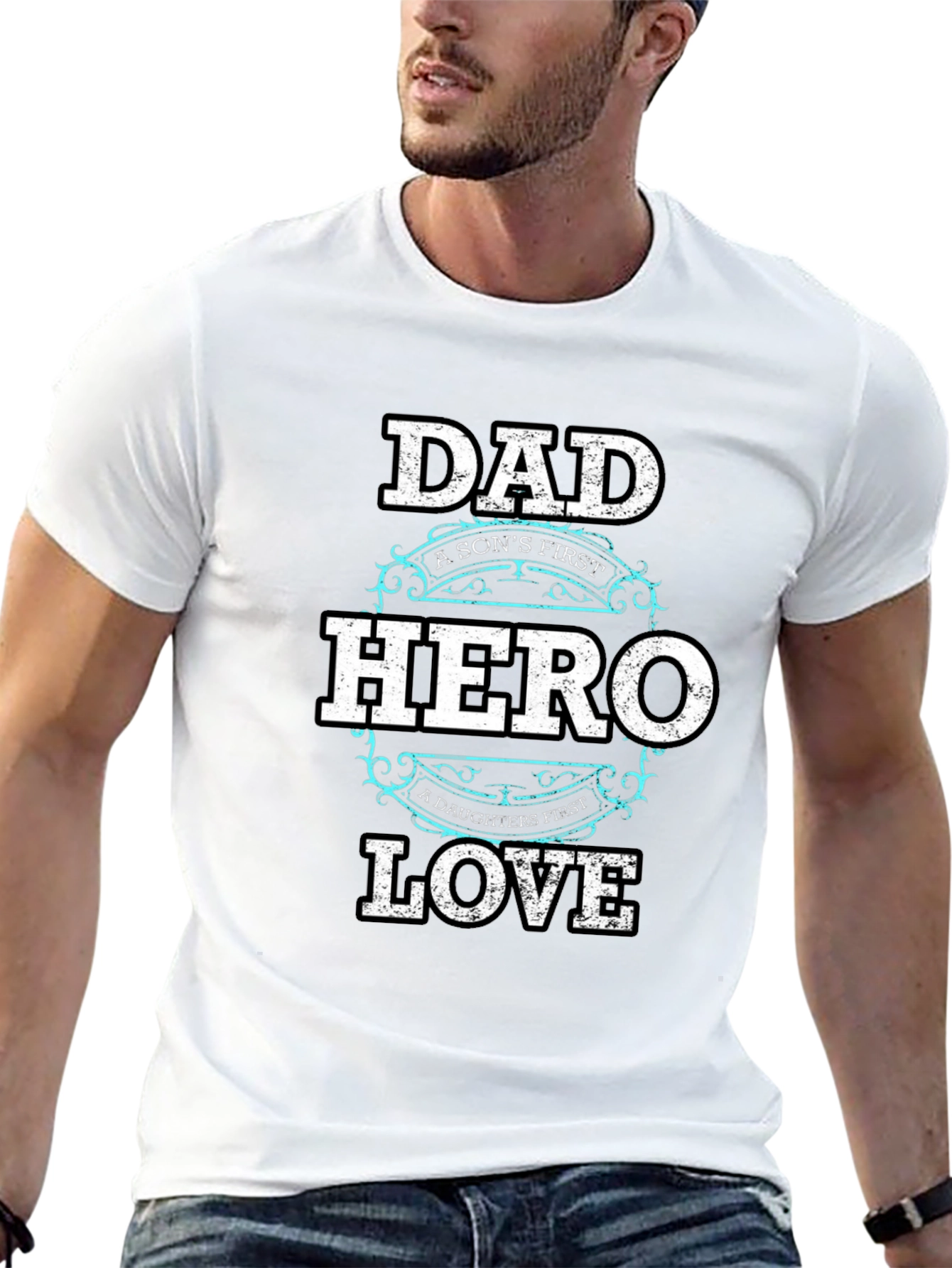 Dad Hero Love T-Shirt