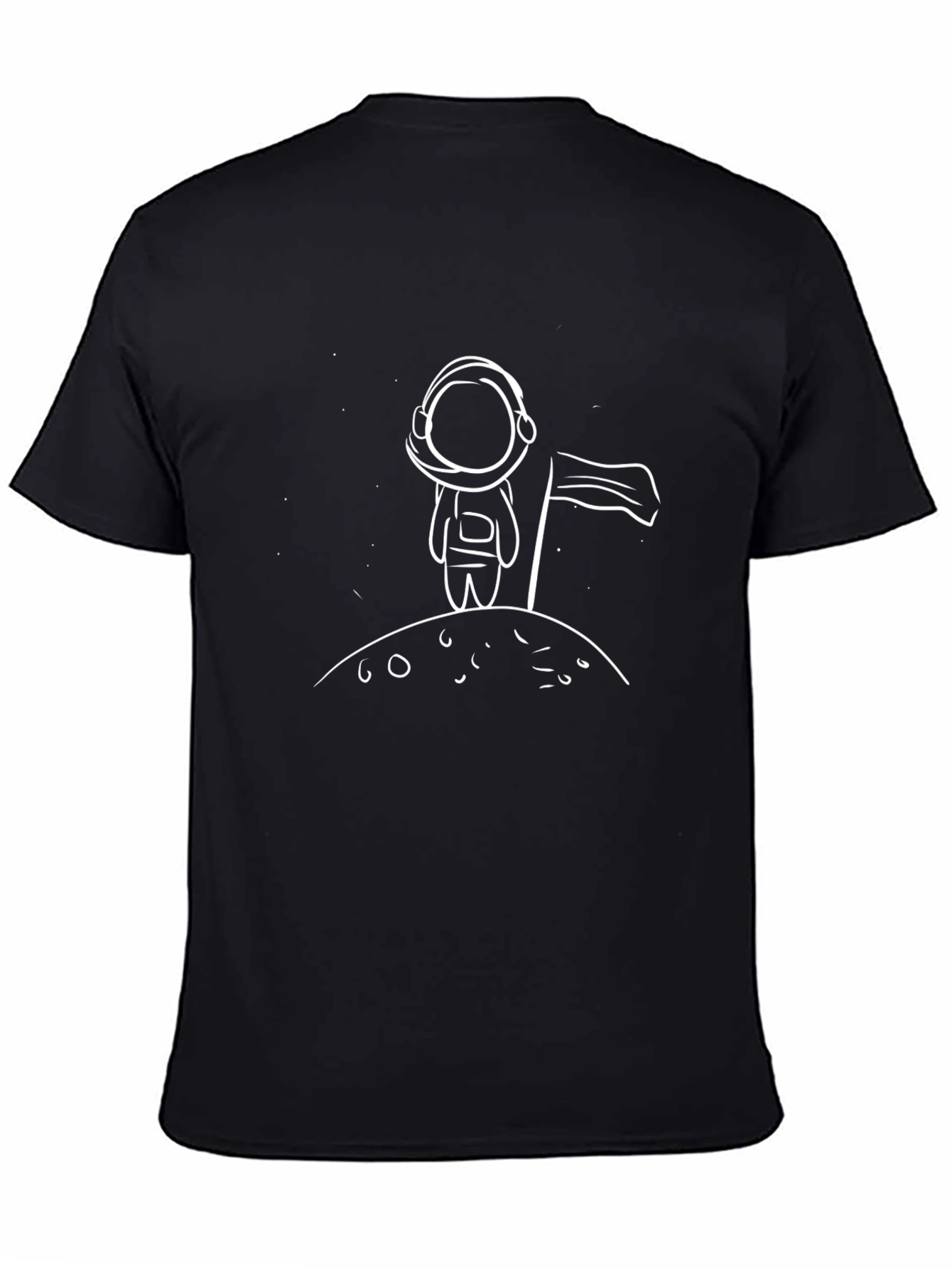 Astronaut on Moon T-Shirt - Space Graphic Tee