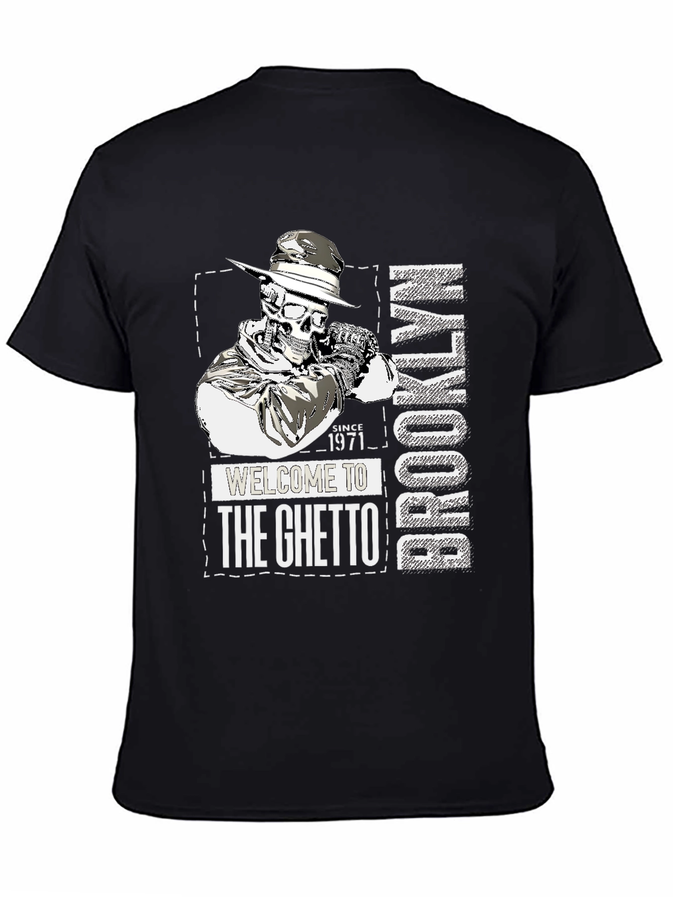 Brooklyn Ghetto Skeleton T-Shirt