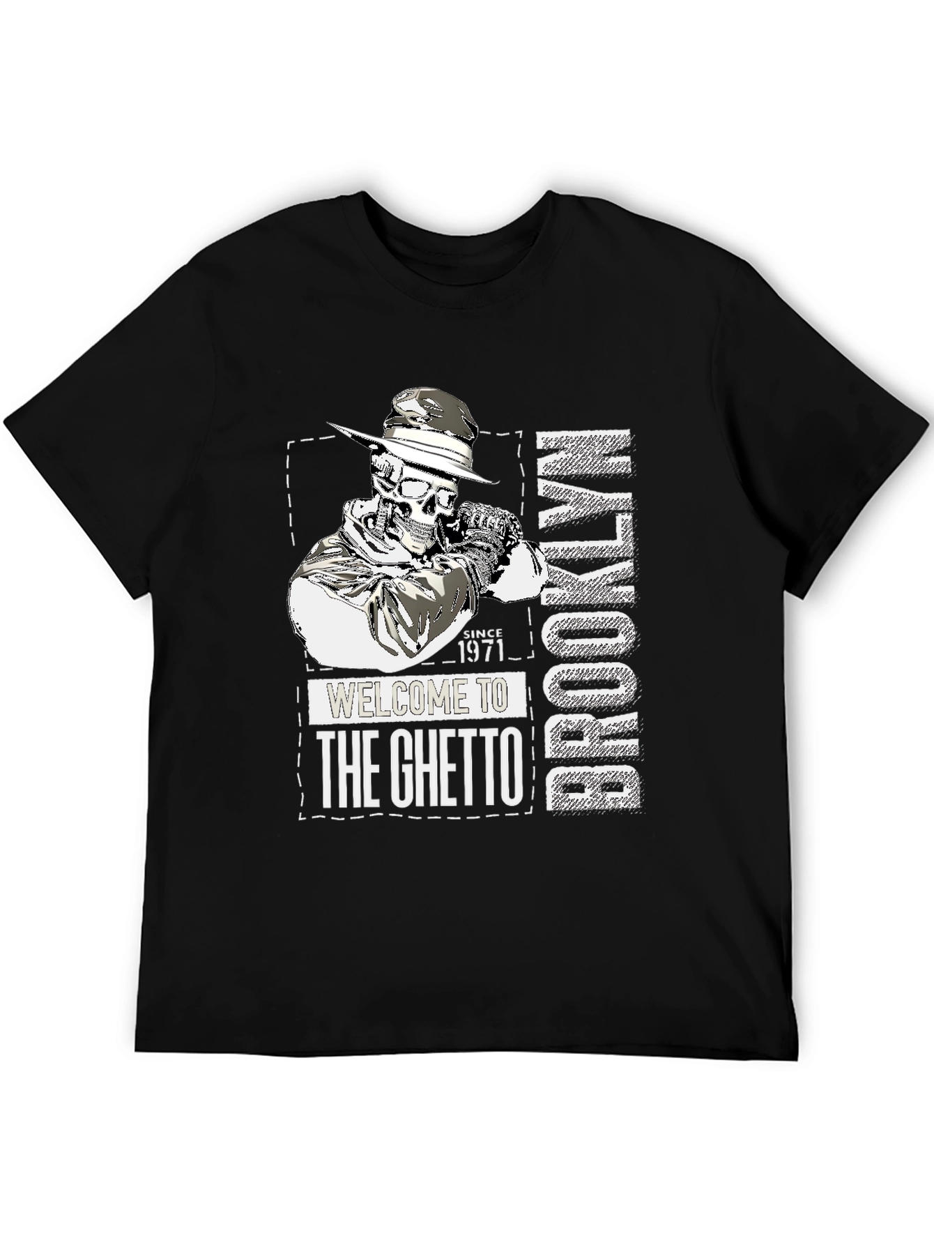 Brooklyn Ghetto Skeleton T-Shirt