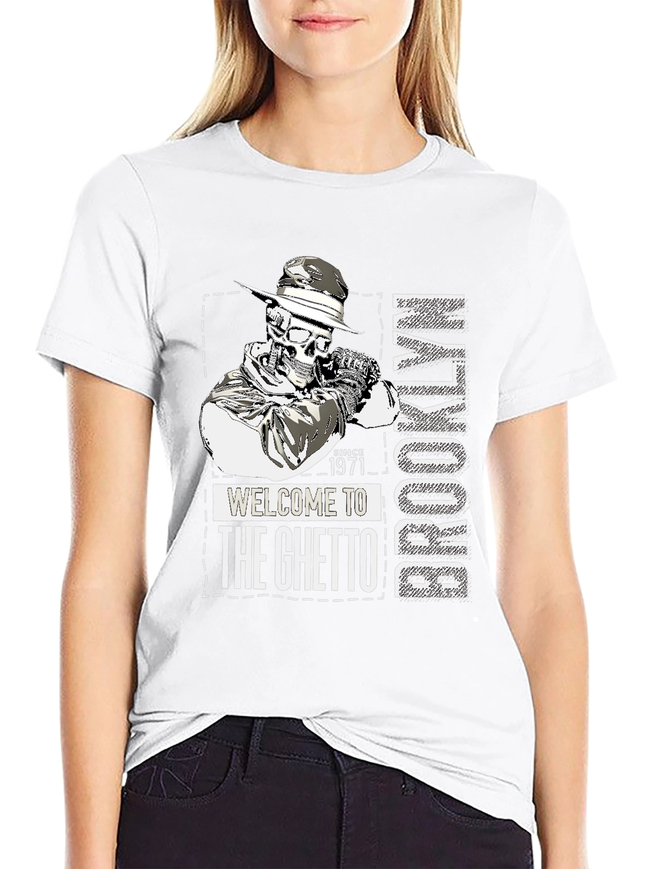 Brooklyn Ghetto Skeleton T-Shirt