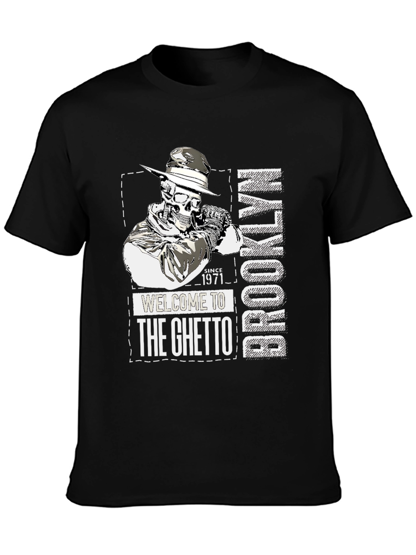 Brooklyn Ghetto Skeleton T-Shirt