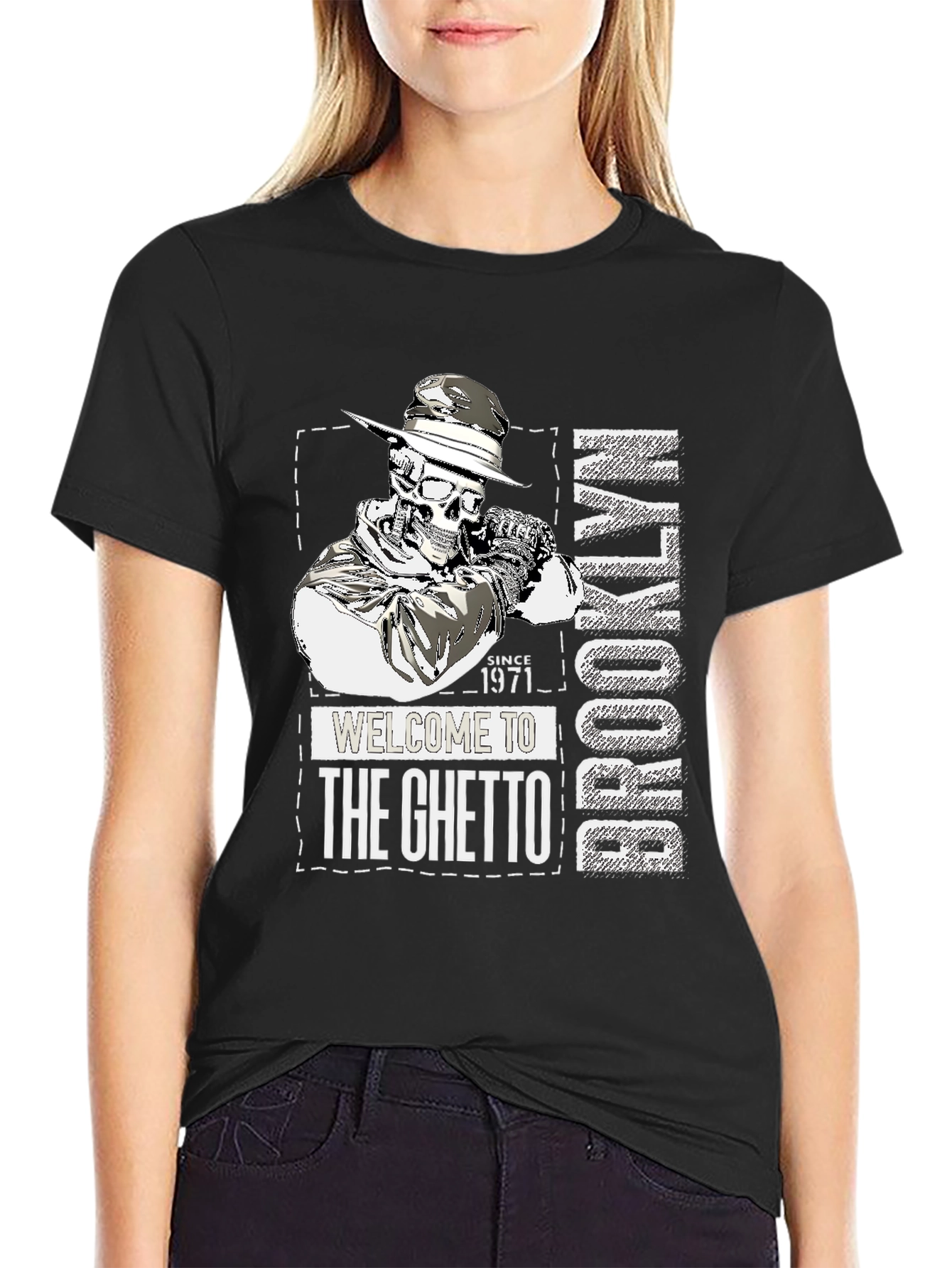 Brooklyn Ghetto Skeleton T-Shirt