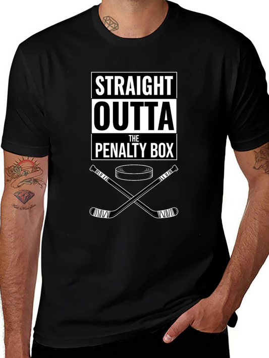 Straight Outta The Penalty Box Hockey T-Shirt