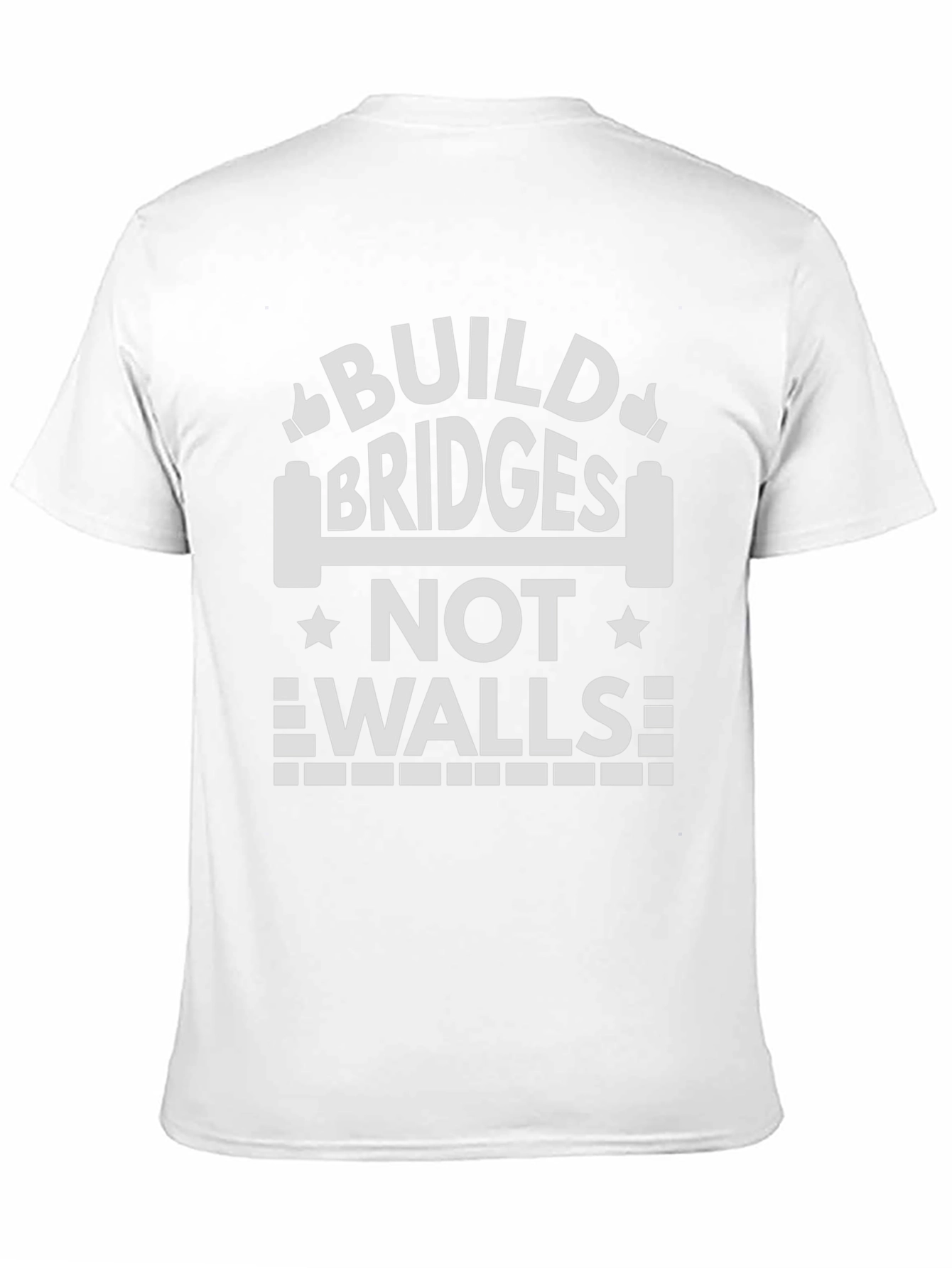 Build Bridges Not Walls Graphic T-Shirt