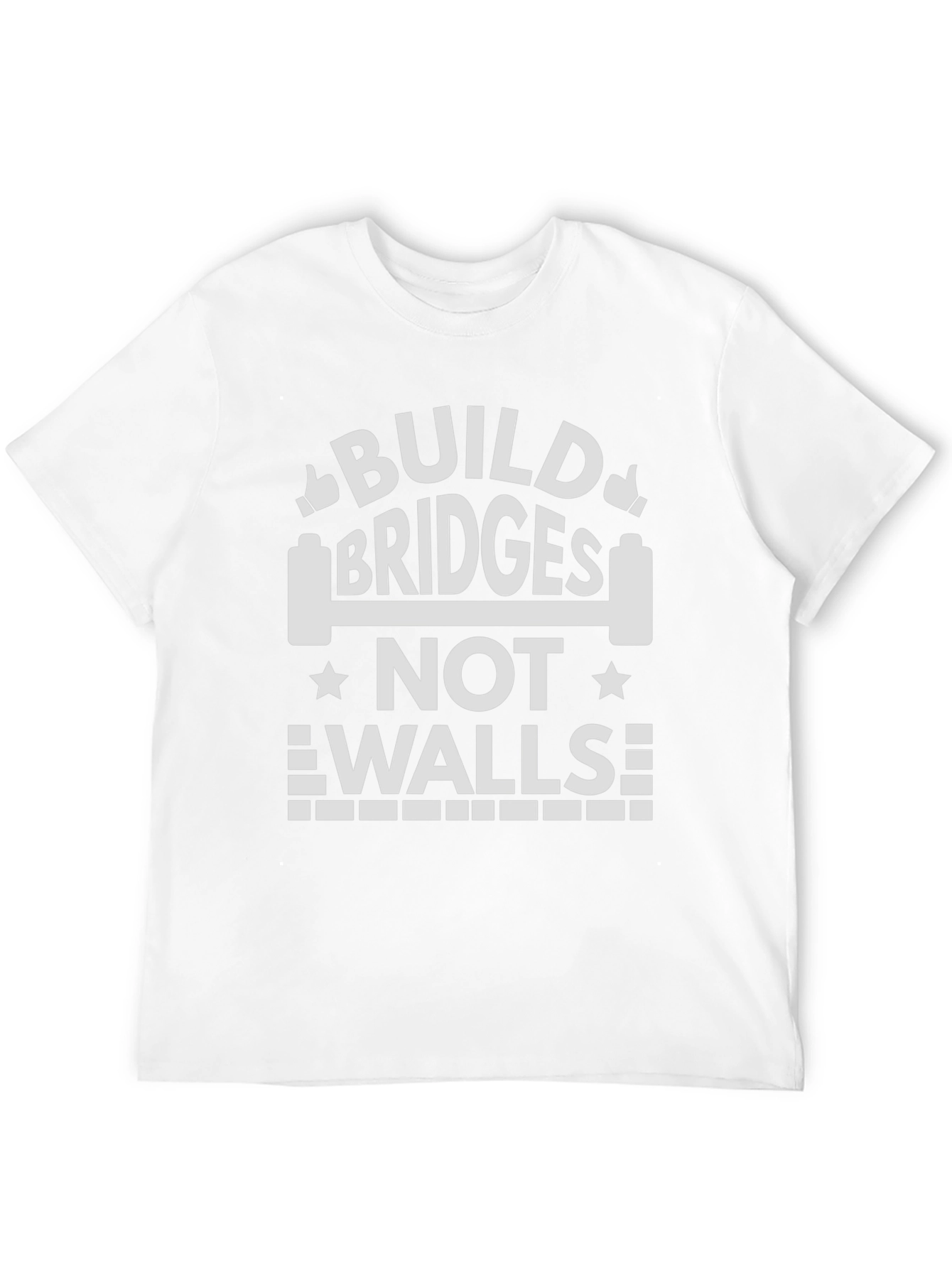 Build Bridges Not Walls Graphic T-Shirt